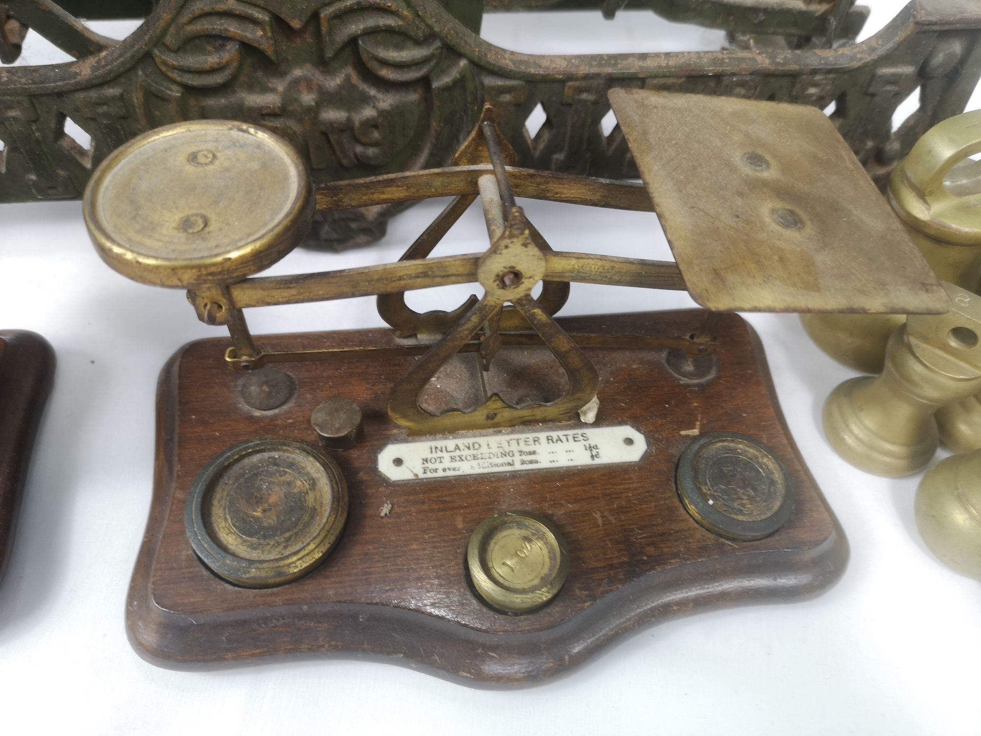 Set of cast iron scales with weights - Image 5 of 10