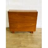 Teak gateleg drop leaf table