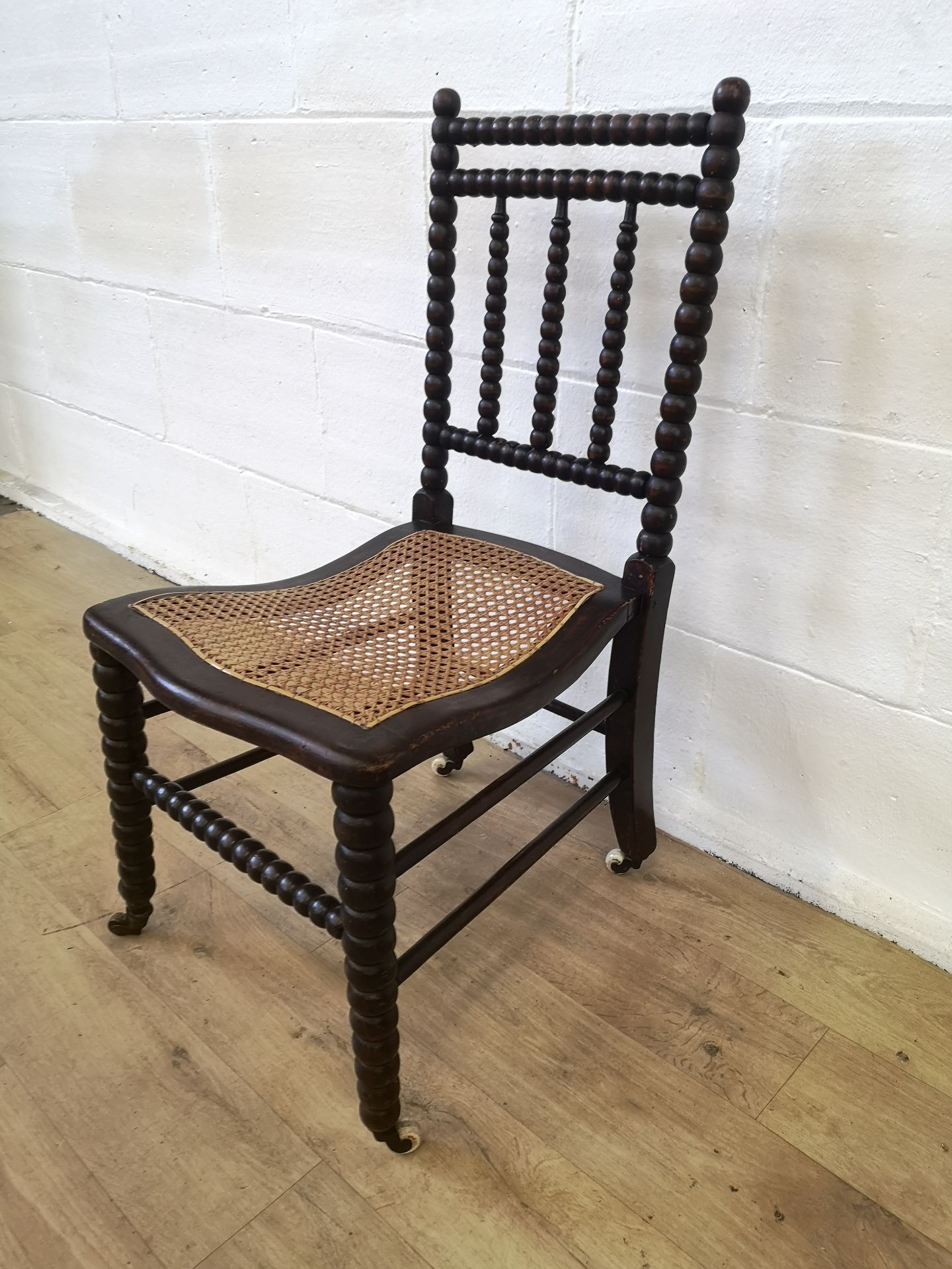 Mahogany dining chair - Image 3 of 6