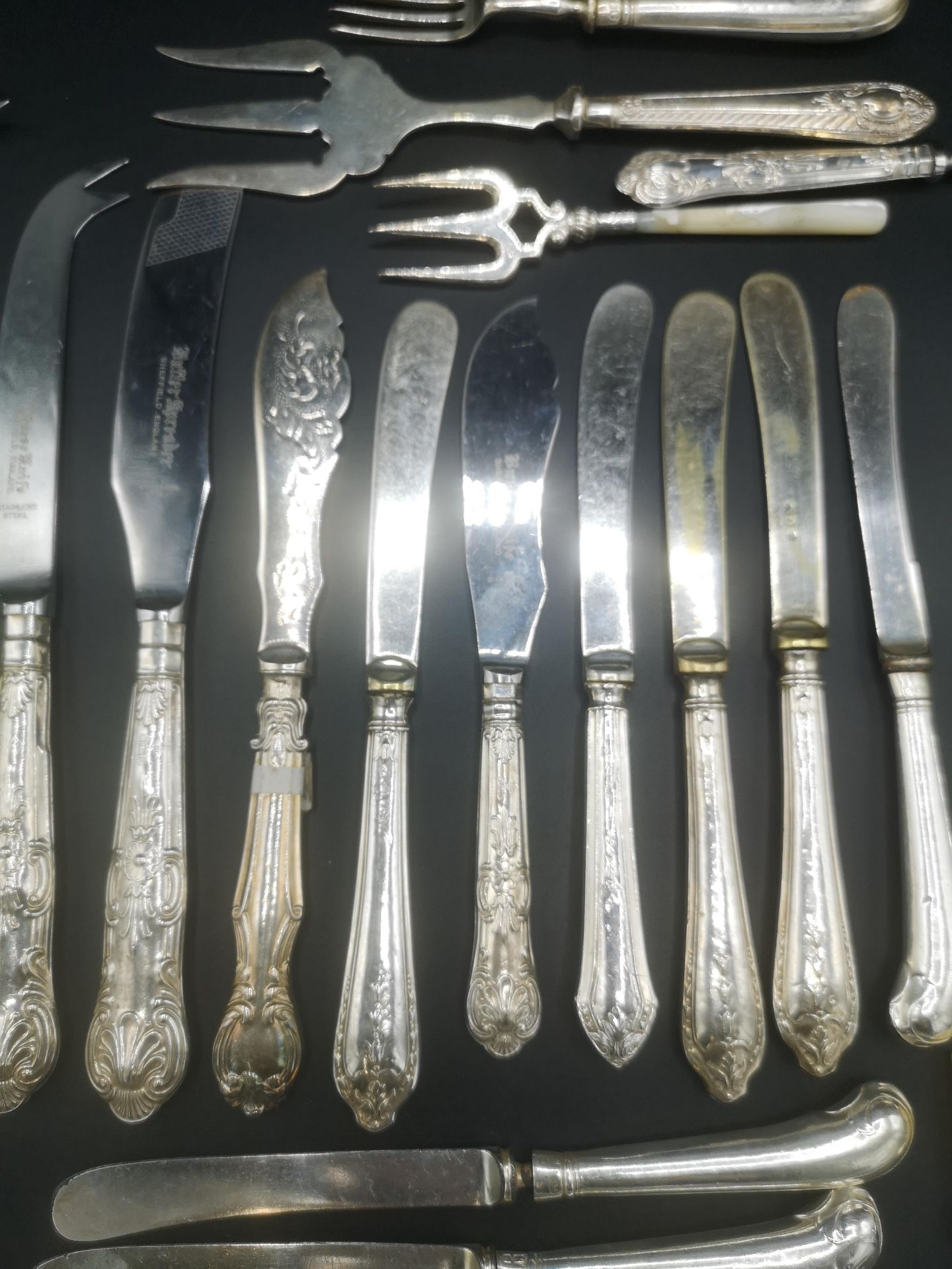 Quantity of flatware with silver handles - Bild 6 aus 12