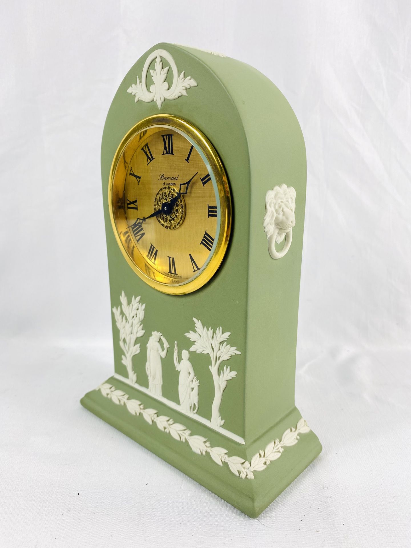 Wedgwood jasperware clock - Image 3 of 5