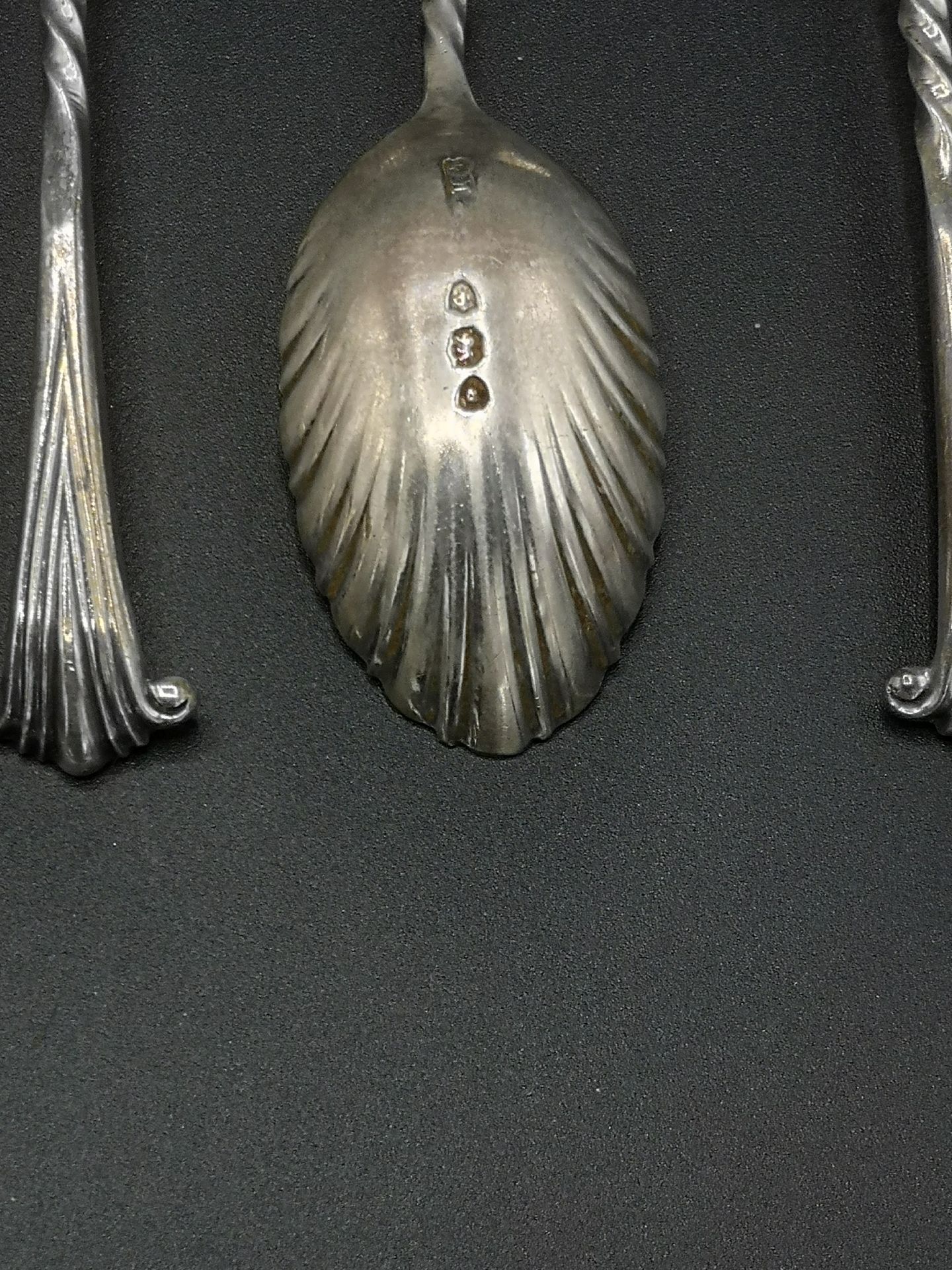Two sets of silver tea spoons - Image 7 of 7