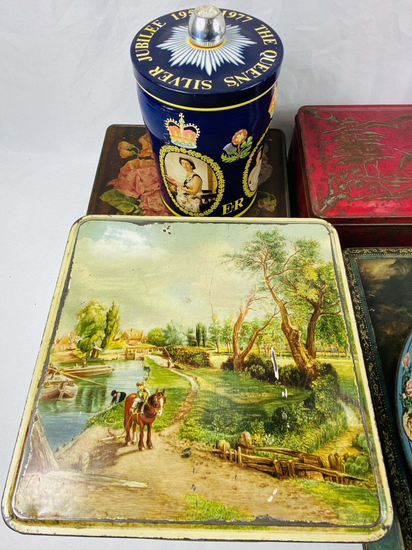 Twelve Huntley & Palmers biscuit tins. - Image 5 of 5