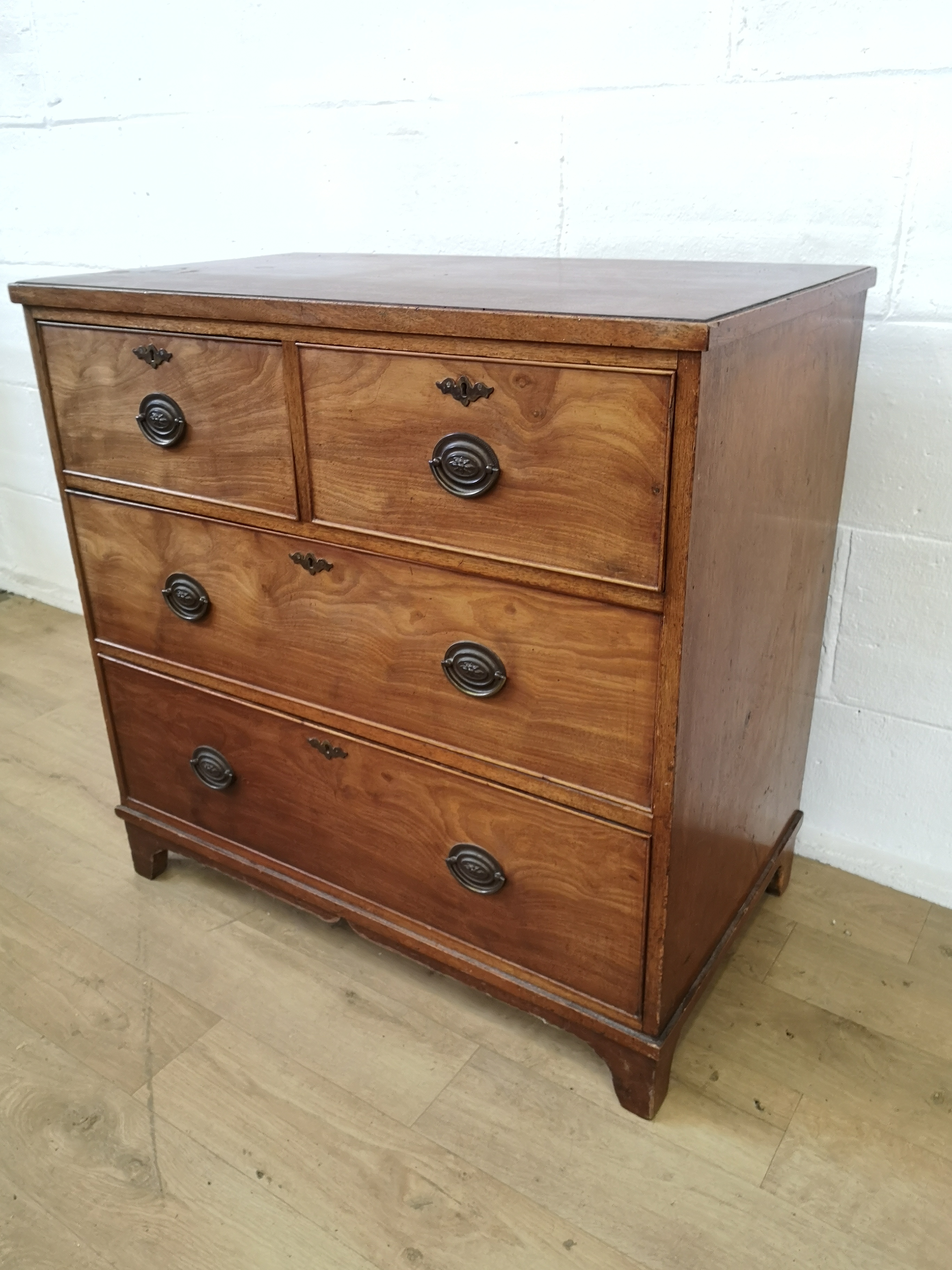 Georgian mahogany chest of drawers - Image 4 of 6