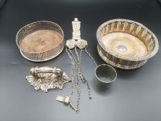 Quantity of silver plate