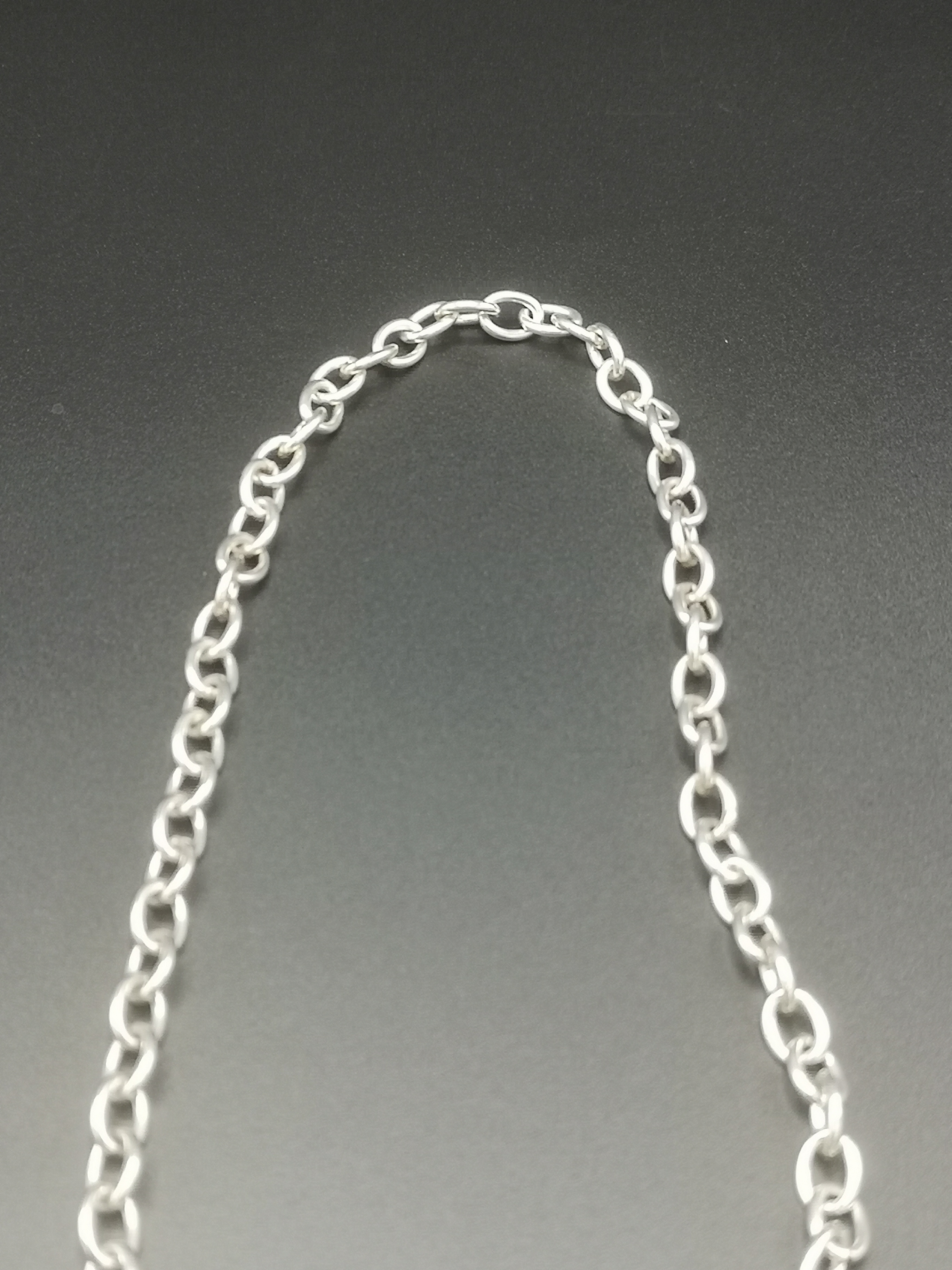 Silver fob chain - Image 3 of 5