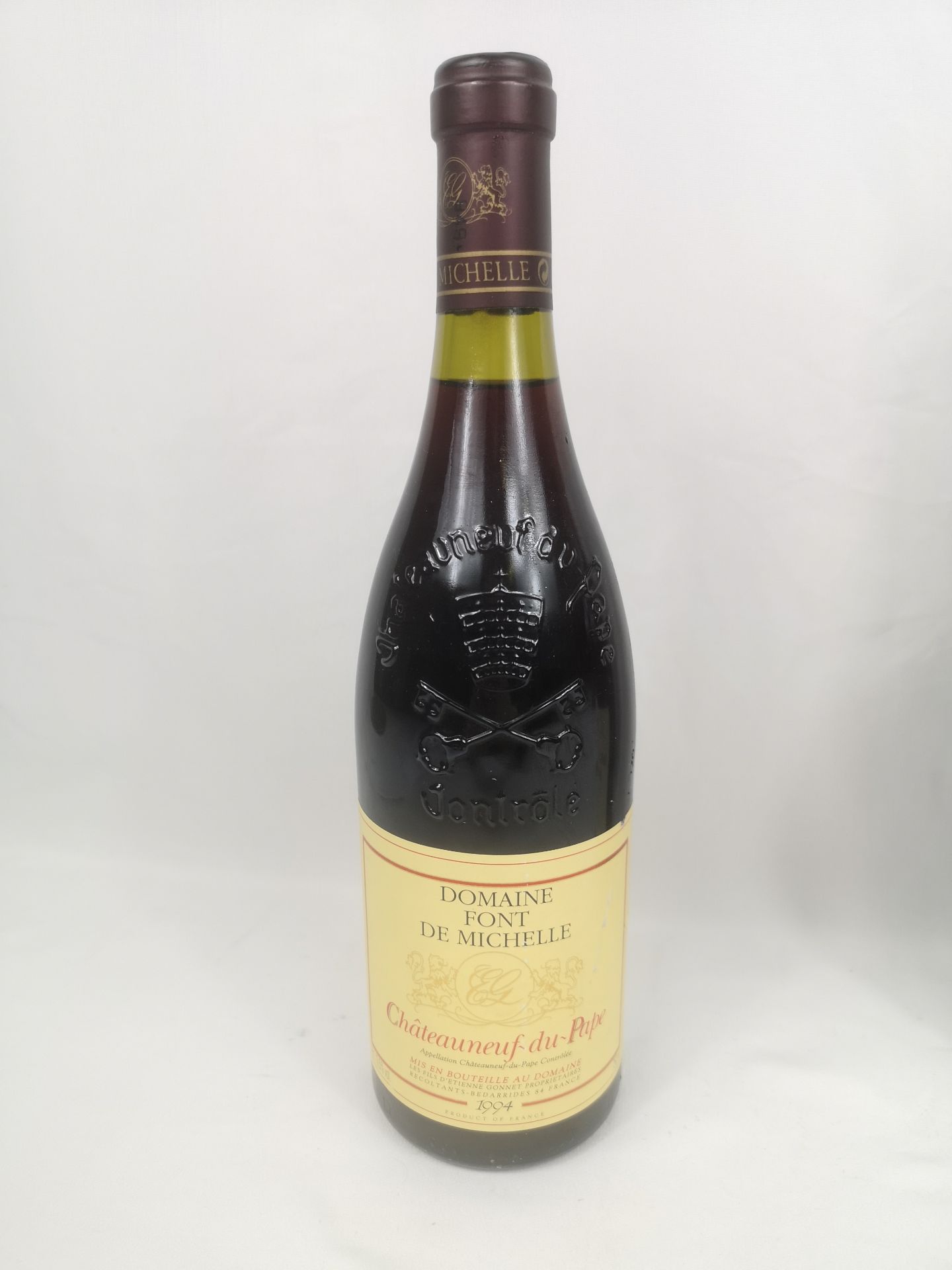 Four 75cl bottles of Châteauneuf du Pape wine - Image 4 of 8