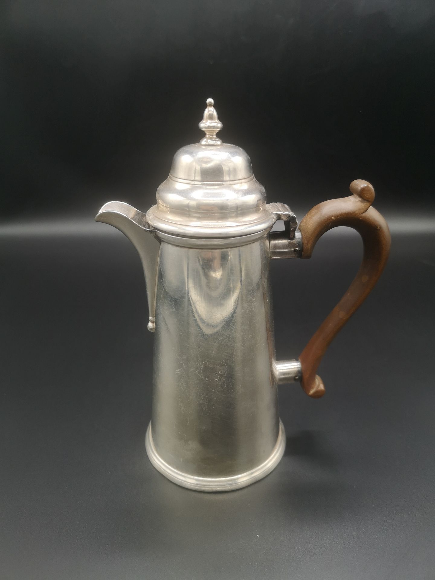 Catchpole and Williams silver coffee pot