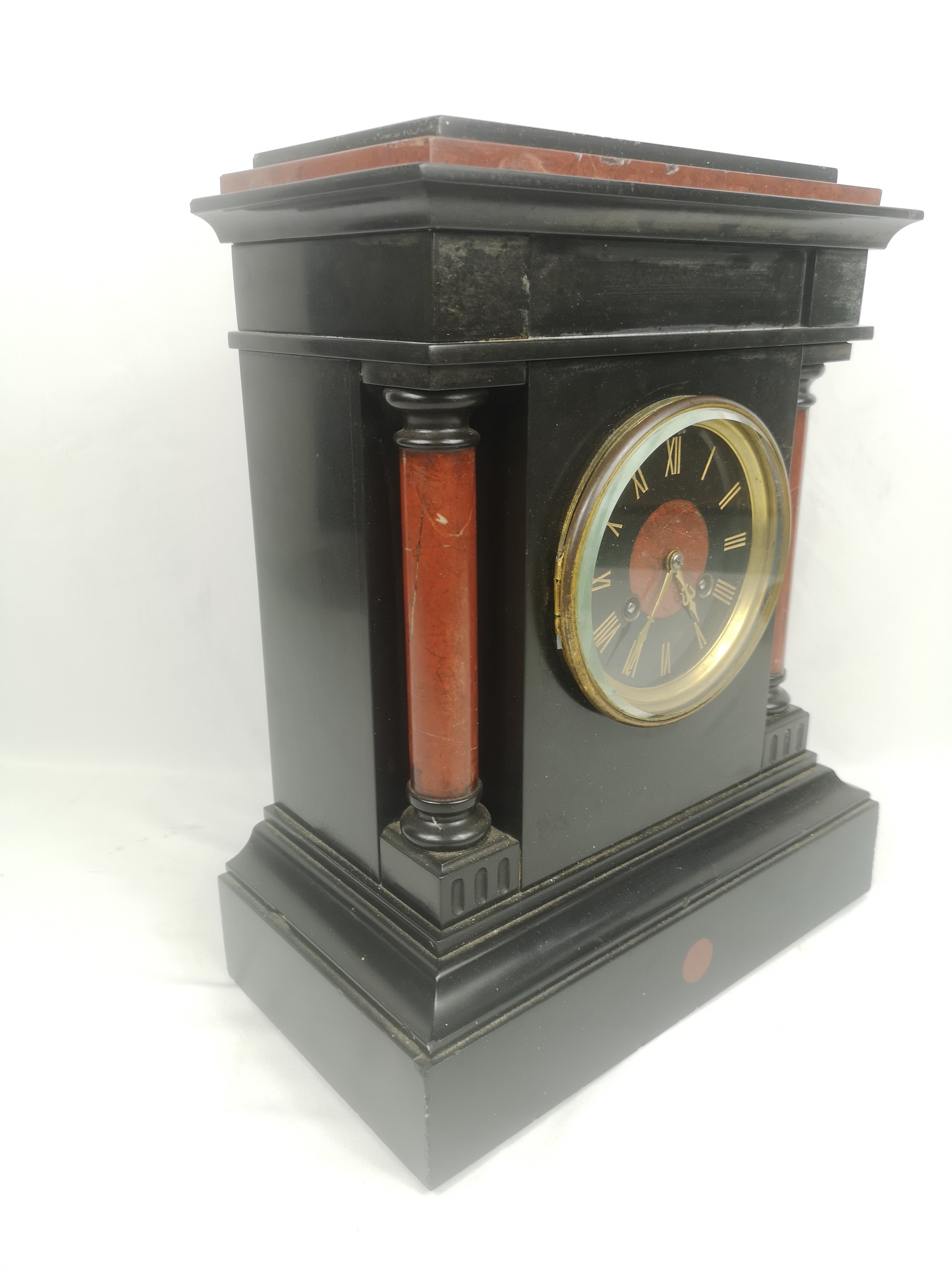 Marble mantel clock - Image 3 of 10