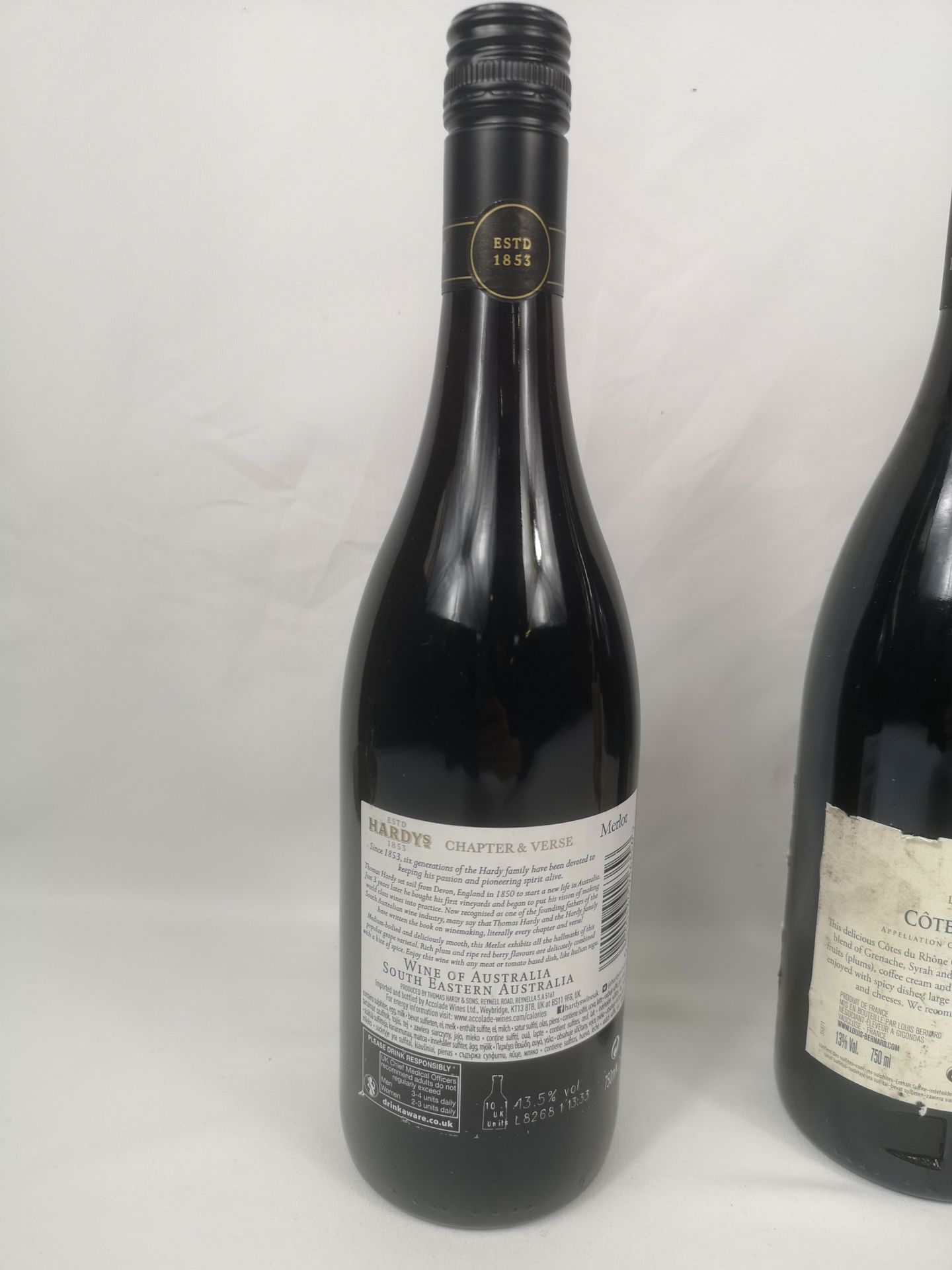 Six 75cl bottles of red wine - Image 7 of 9
