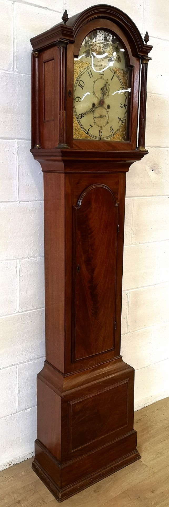 Mahogany longcase clock - Image 3 of 8