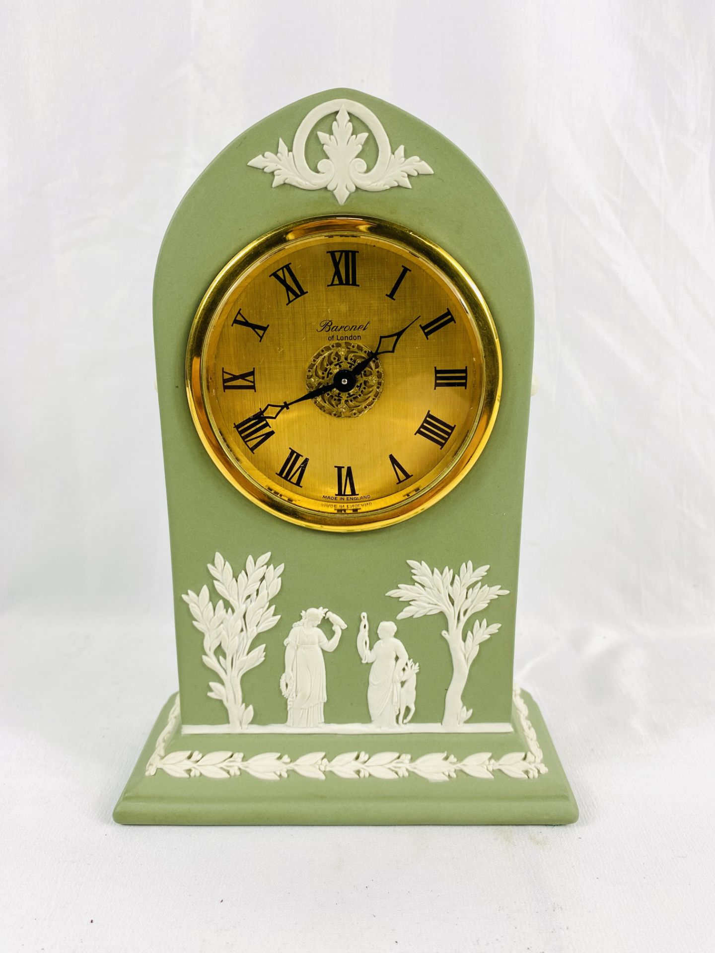 Wedgwood jasperware clock - Image 2 of 5
