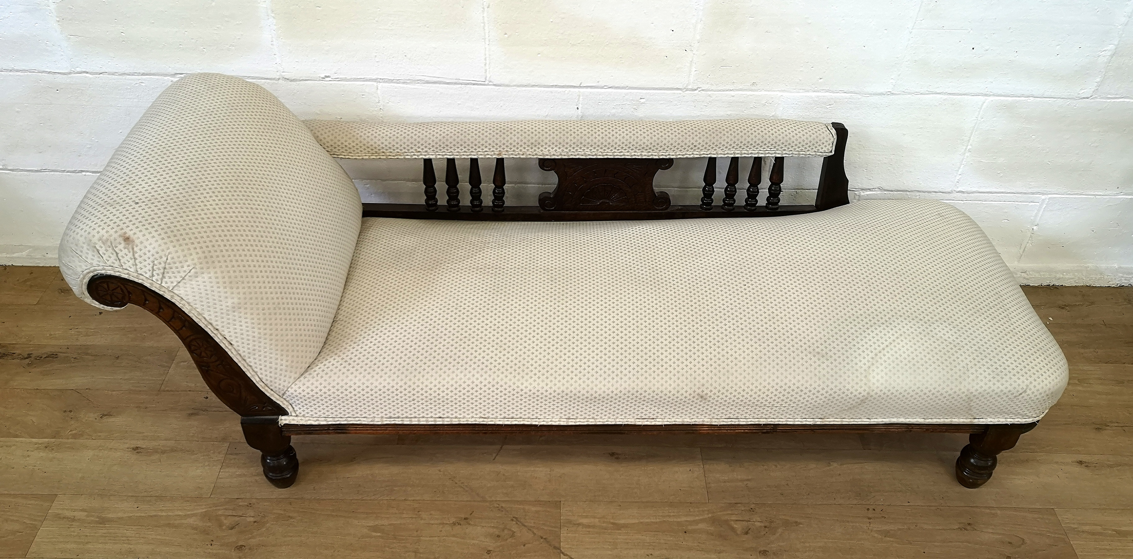 Edwardian chaise longue - Image 6 of 6