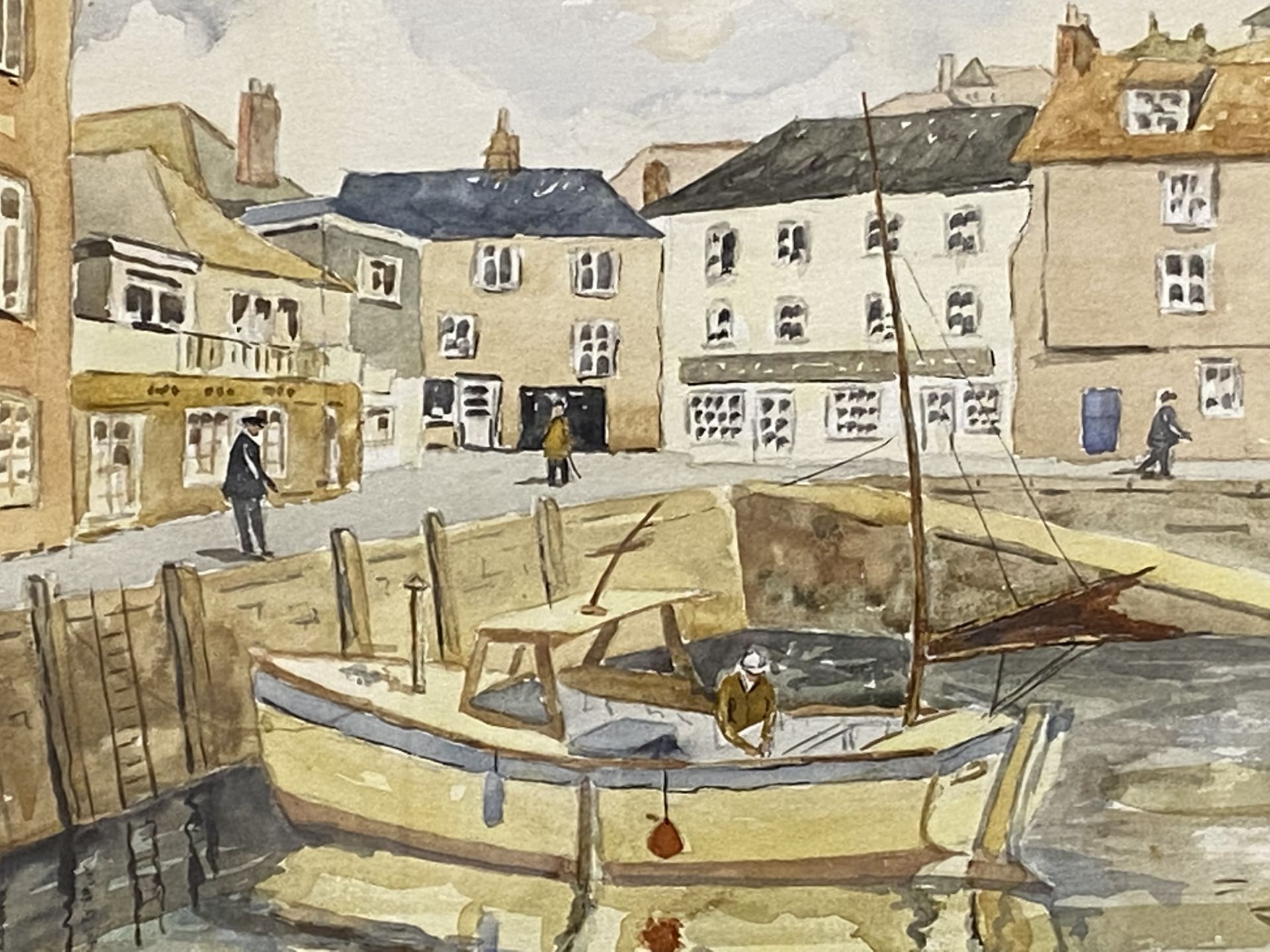 Framed and glazed watercolour, Mevagissey - Image 5 of 6