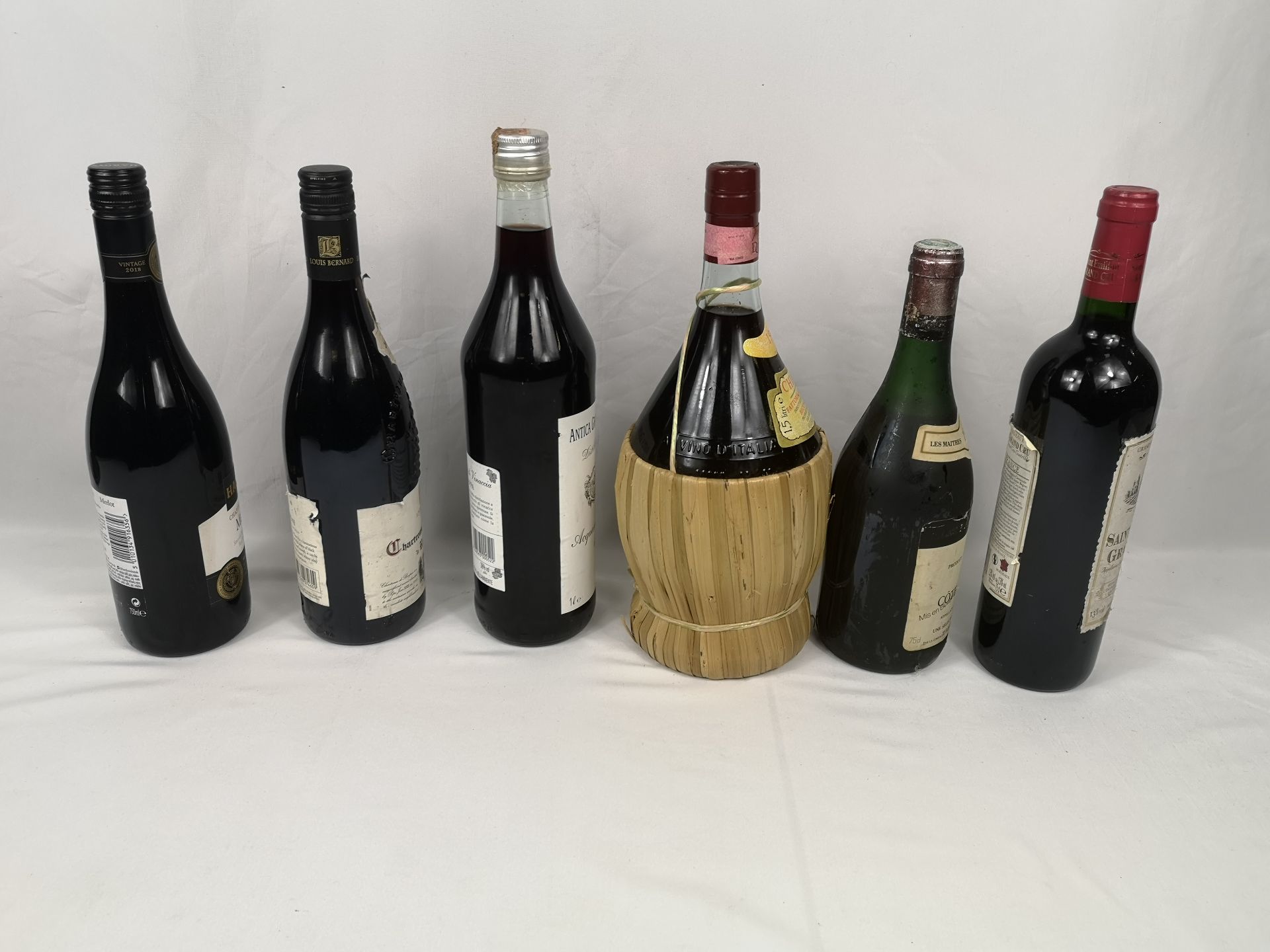 Six 75cl bottles of red wine - Image 6 of 9
