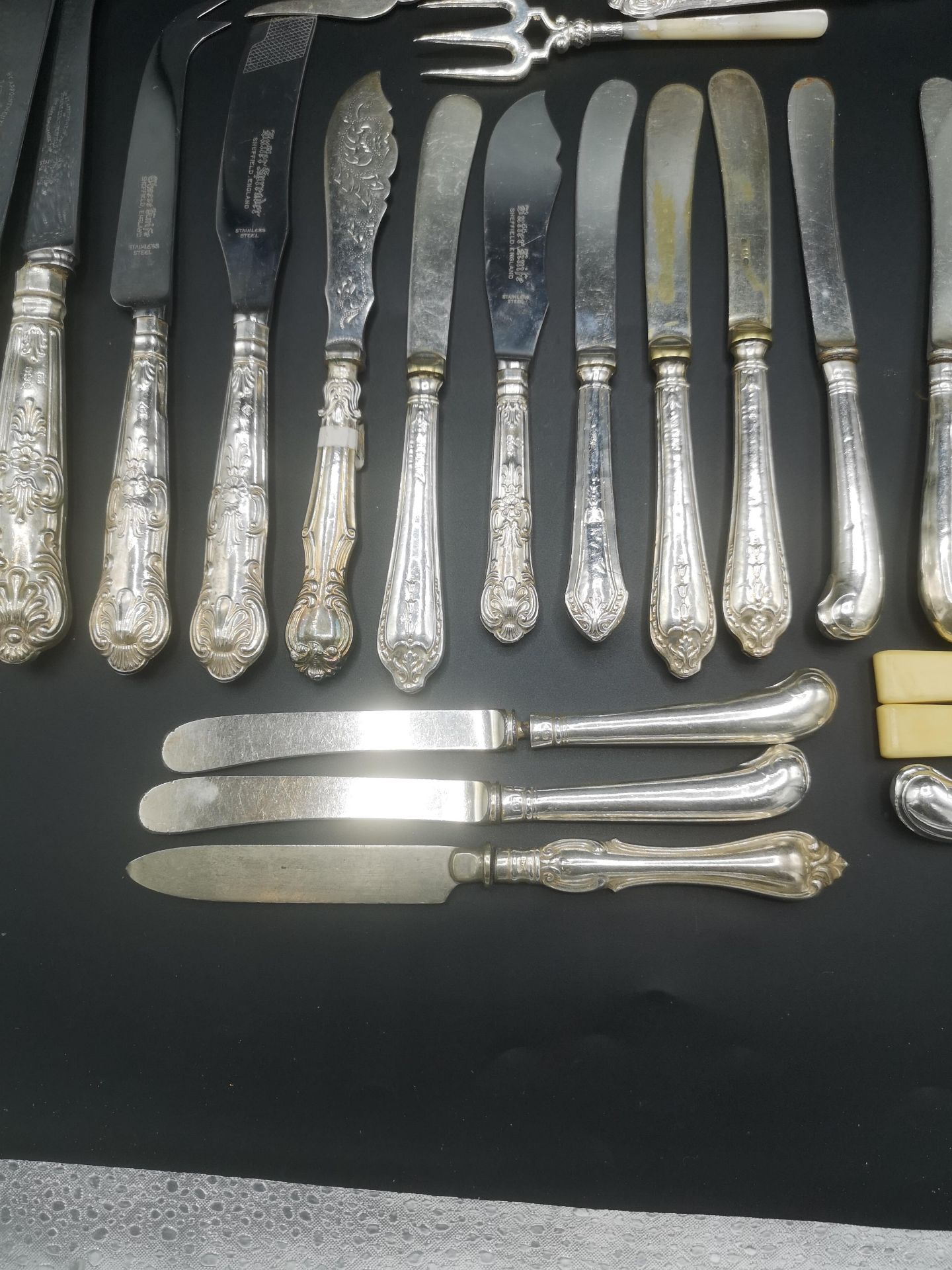 Quantity of flatware with silver handles - Bild 2 aus 12