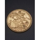 Victorian gold sovereign 1897