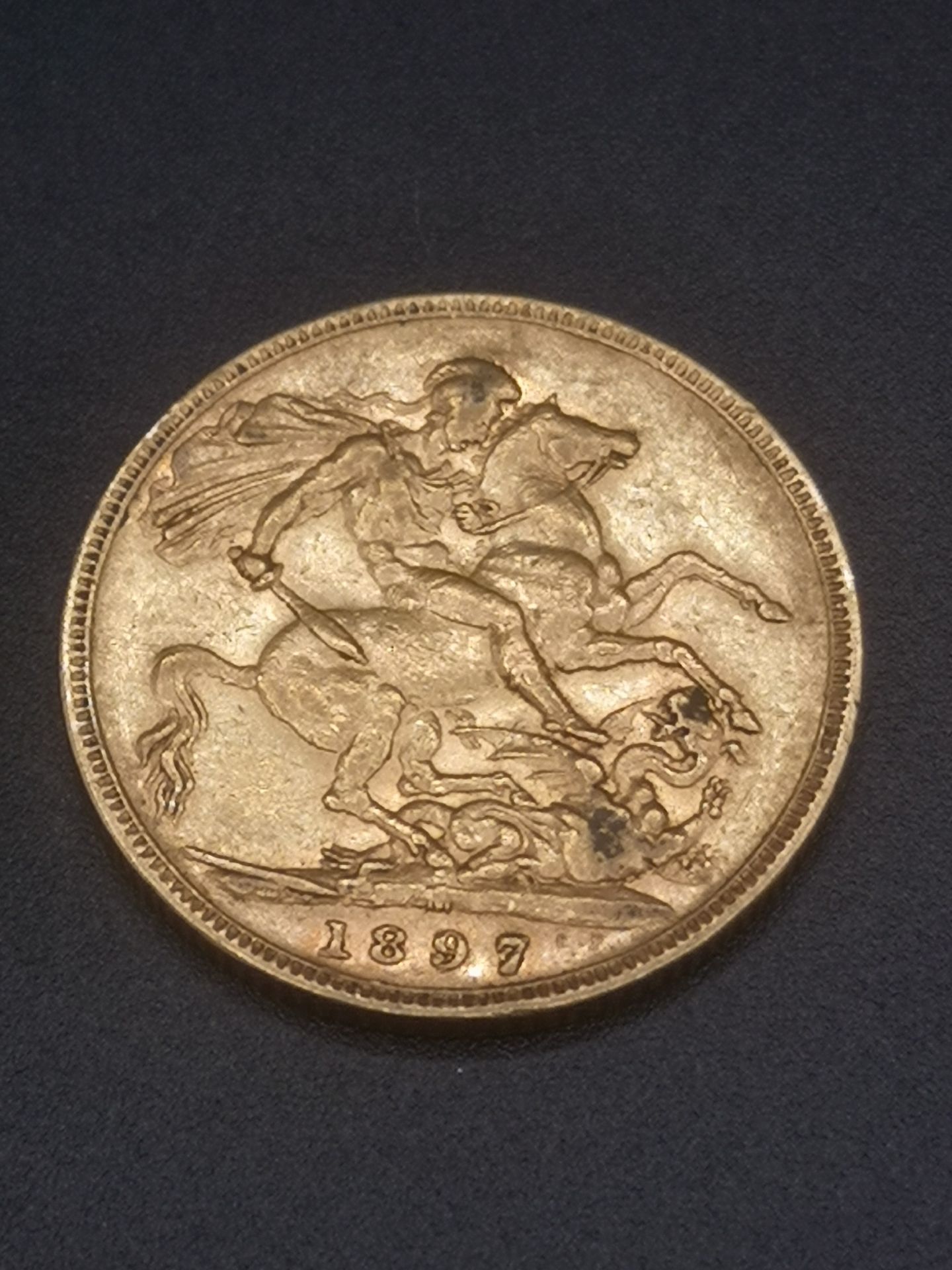 Victorian gold sovereign 1897