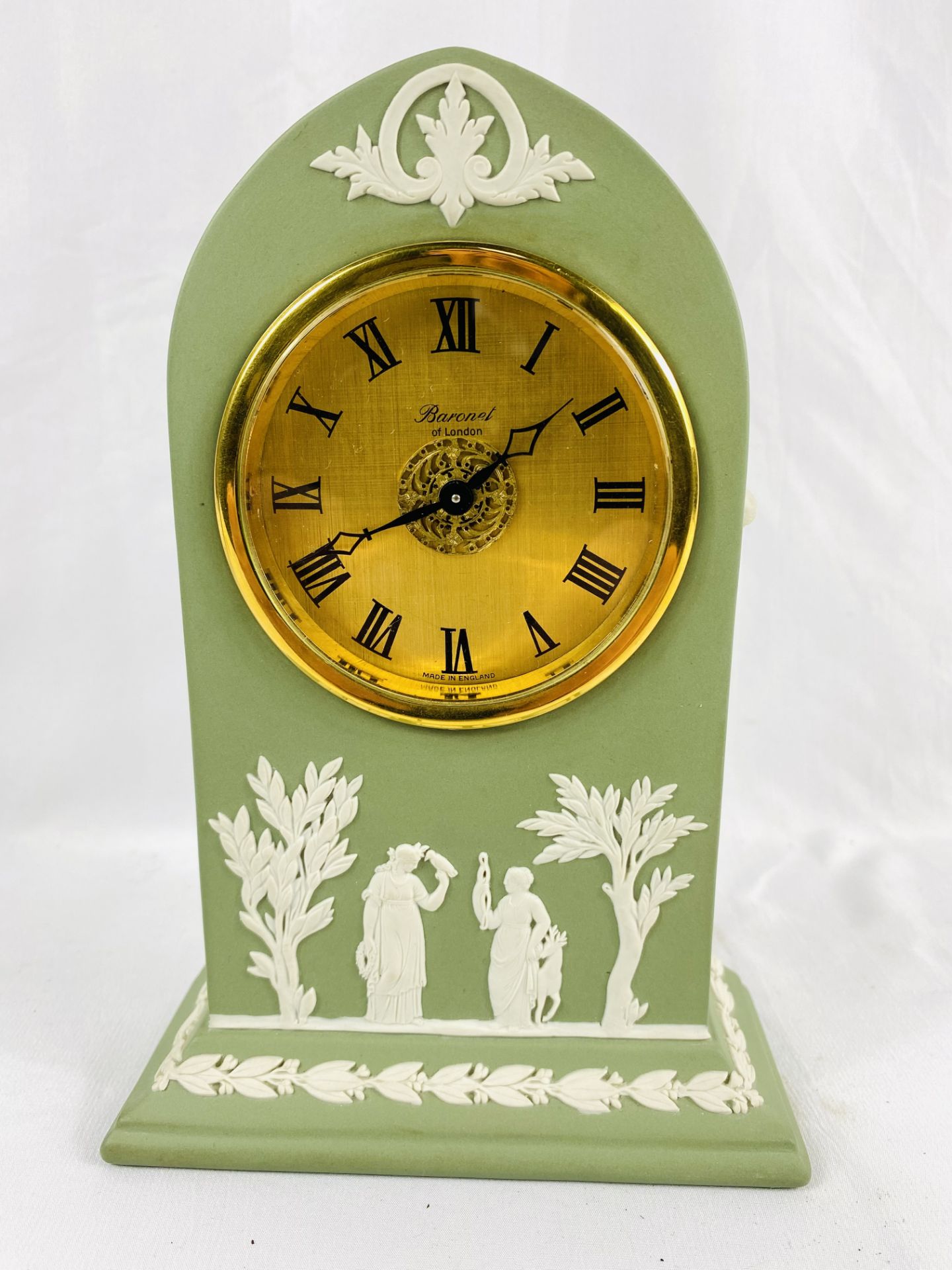 Wedgwood jasperware clock - Image 5 of 5