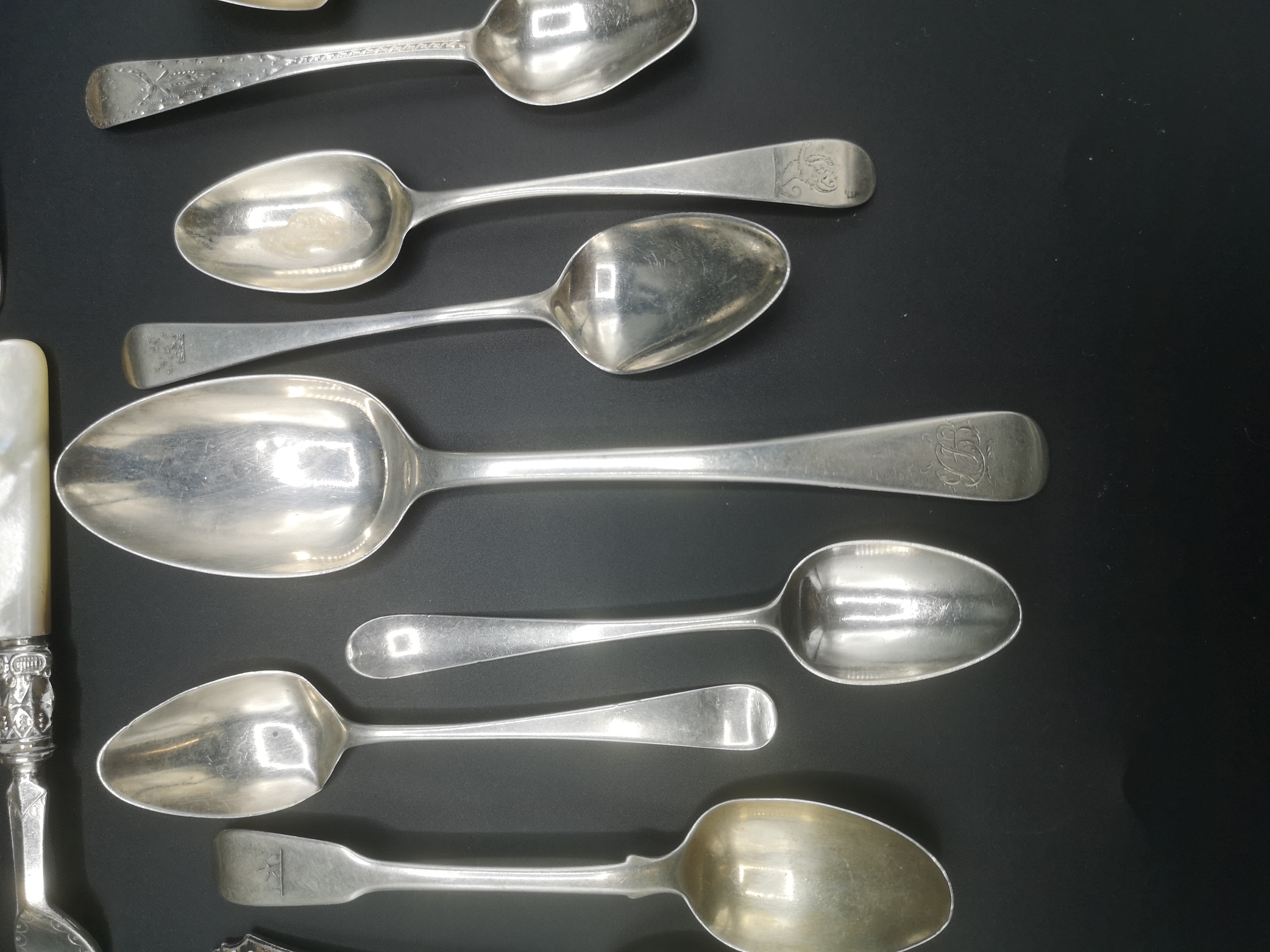 Collection of silver flatware - Image 6 of 9