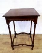 Mahogany side table