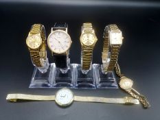 Six ladies wrist watches