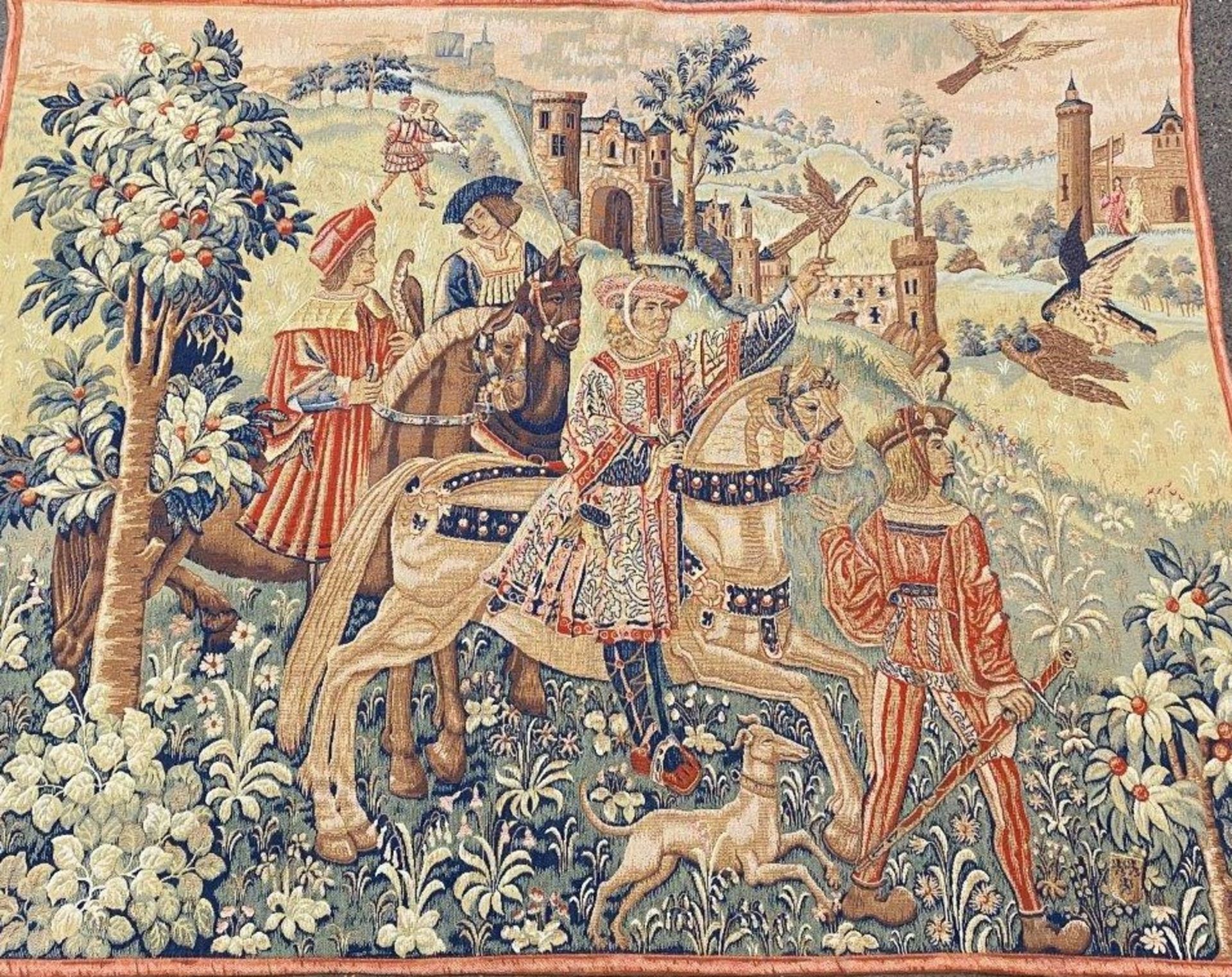 Point D' Halluin tapestry - Image 2 of 9