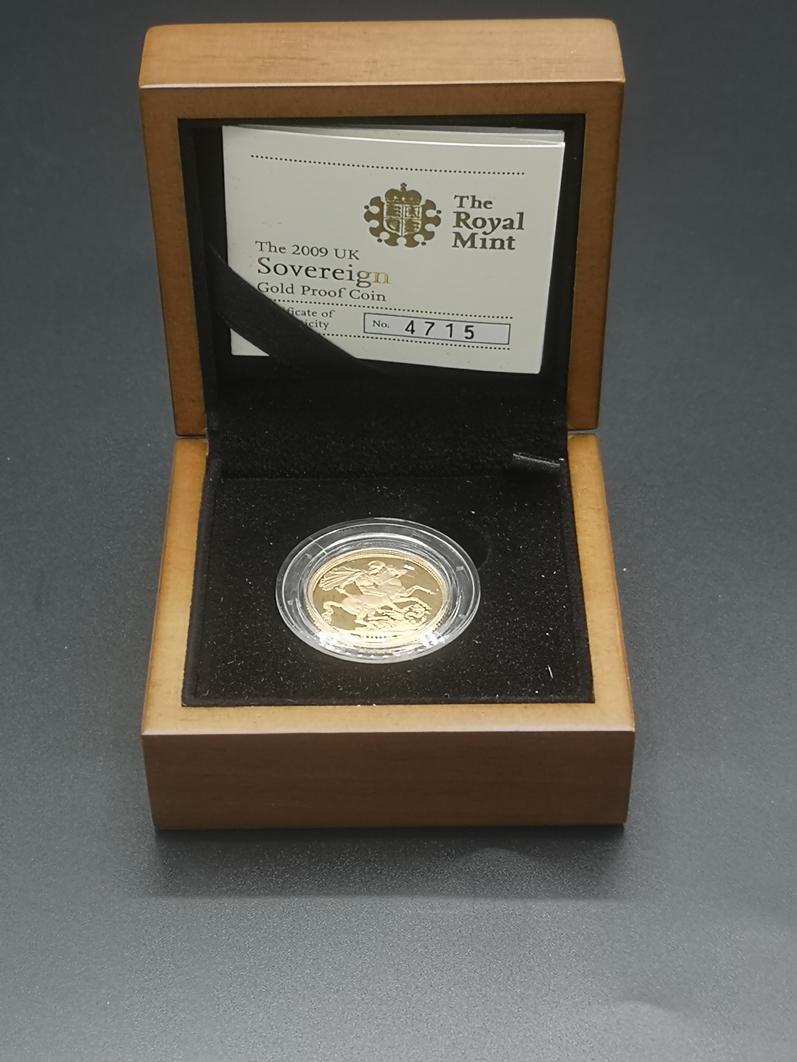 2009 22ct gold proof sovereign