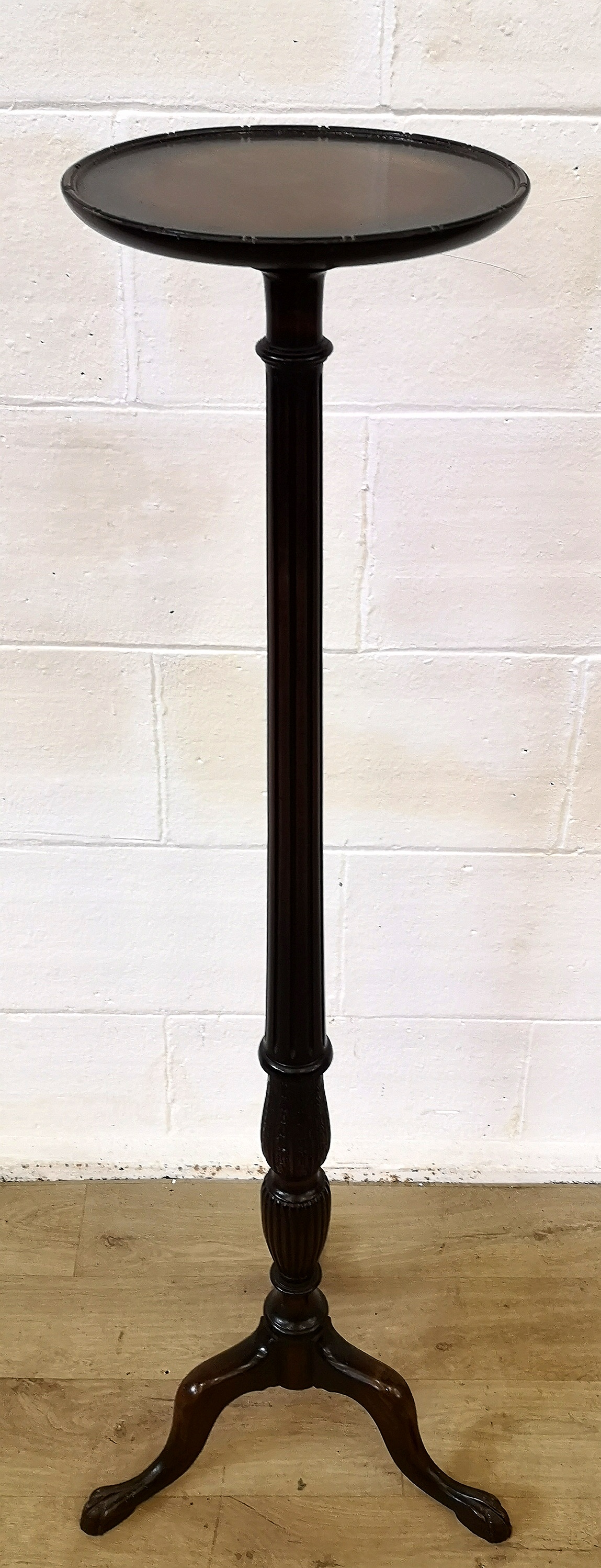 Mahogany torchere