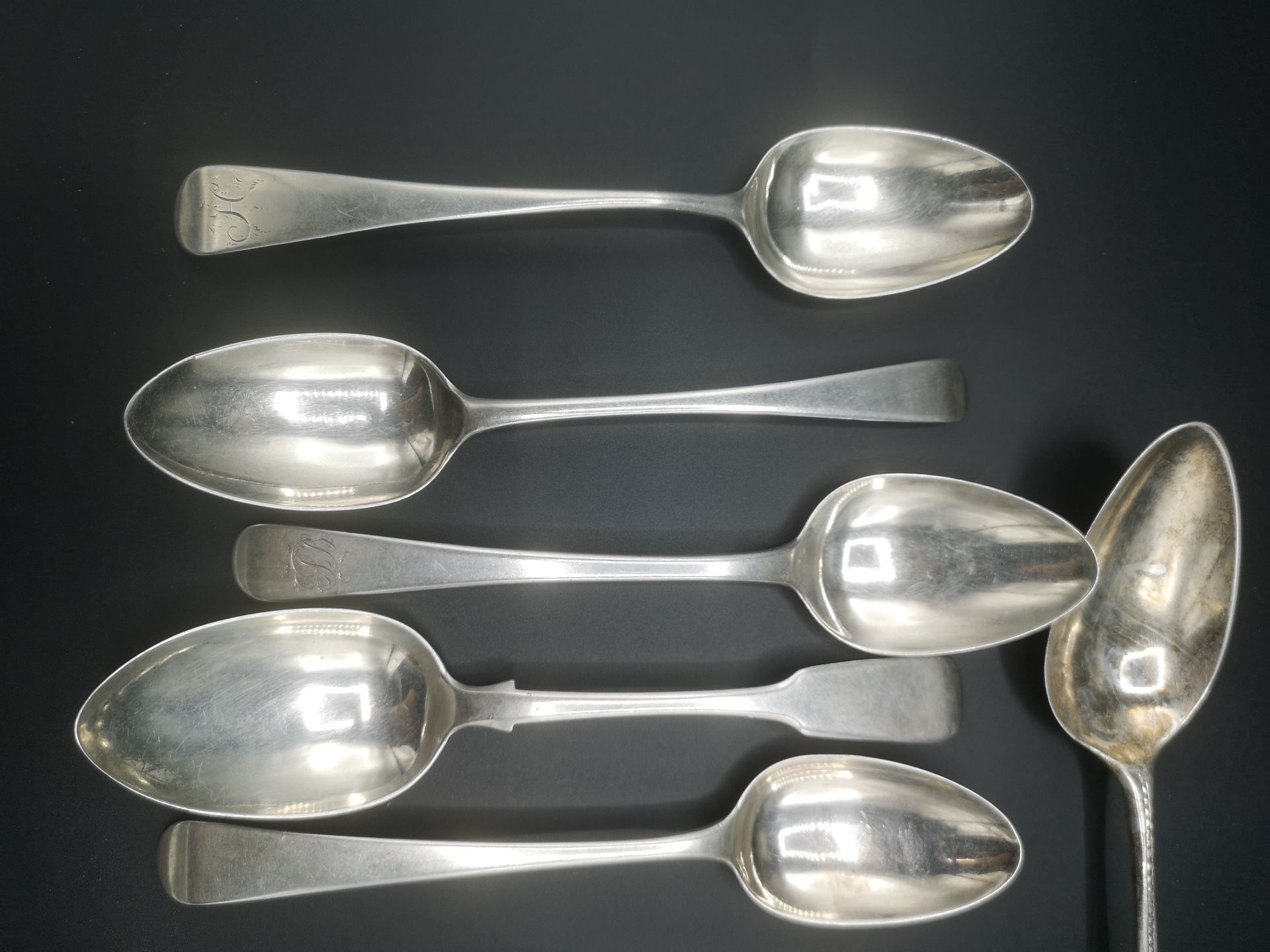 Collection of silver spoons - Image 3 of 6