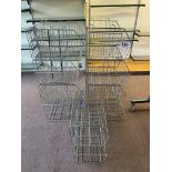 10 wire display cages. This lot is subject to VAT.