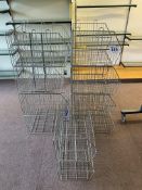 10 wire display cages. This lot is subject to VAT.