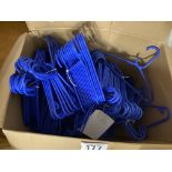 Box of hangers. This lot is subject to VAT.