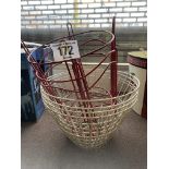3 display baskets. This lot is subject to VAT.