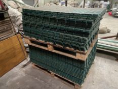 47 x plastic flooring 94 x 12.cm to make a total of 53m square. This lot is subject to VAT.