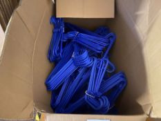 Box of hangers. This lot is subject to VAT.