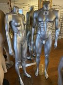 2 Falka mannequins. This lot is subject to VAT.