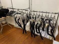 Various torso hangers. This lot is subject to VAT.