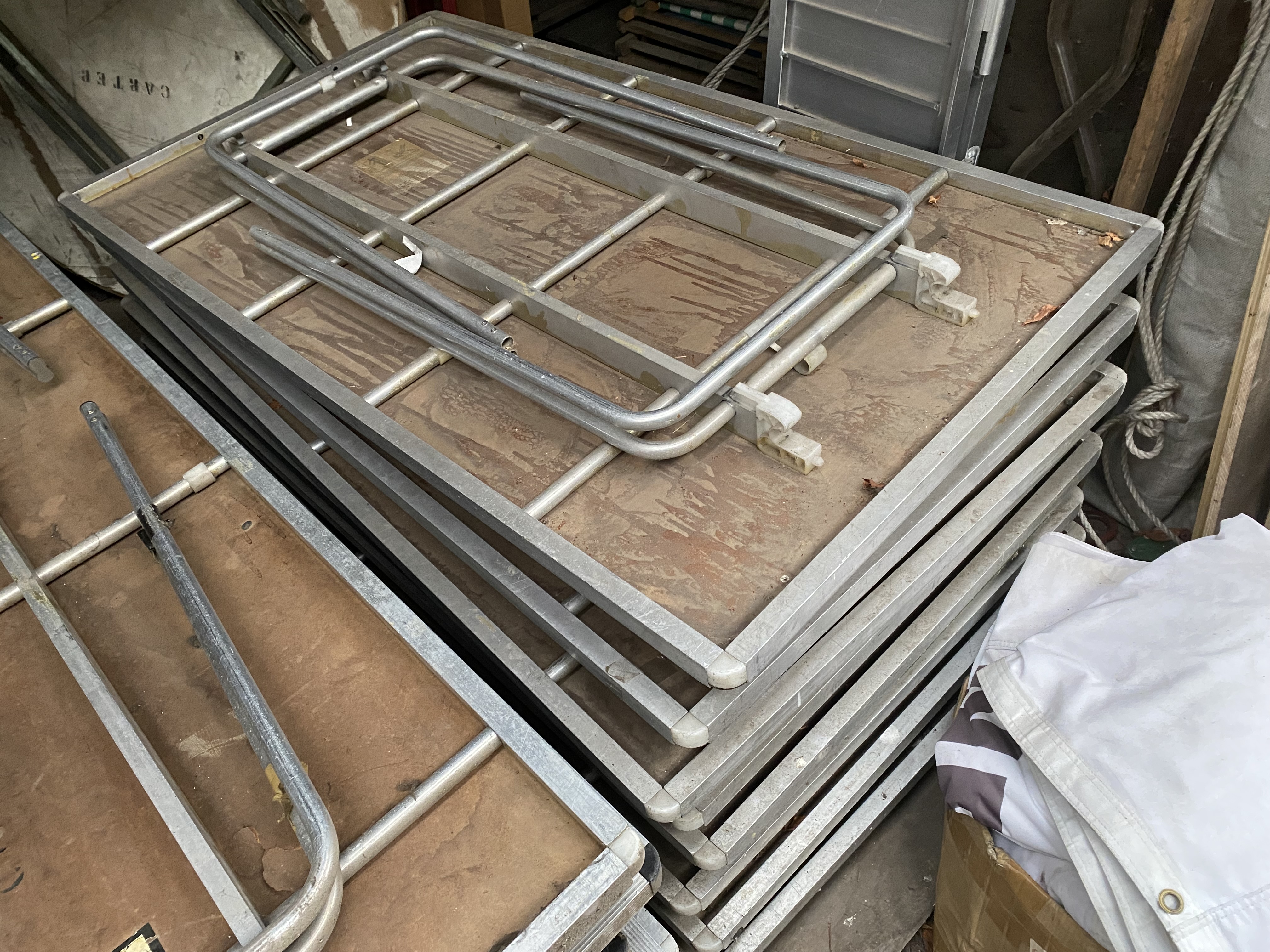 9 Gopak folding tables (as found). This lot is subject to VAT. - Image 2 of 2