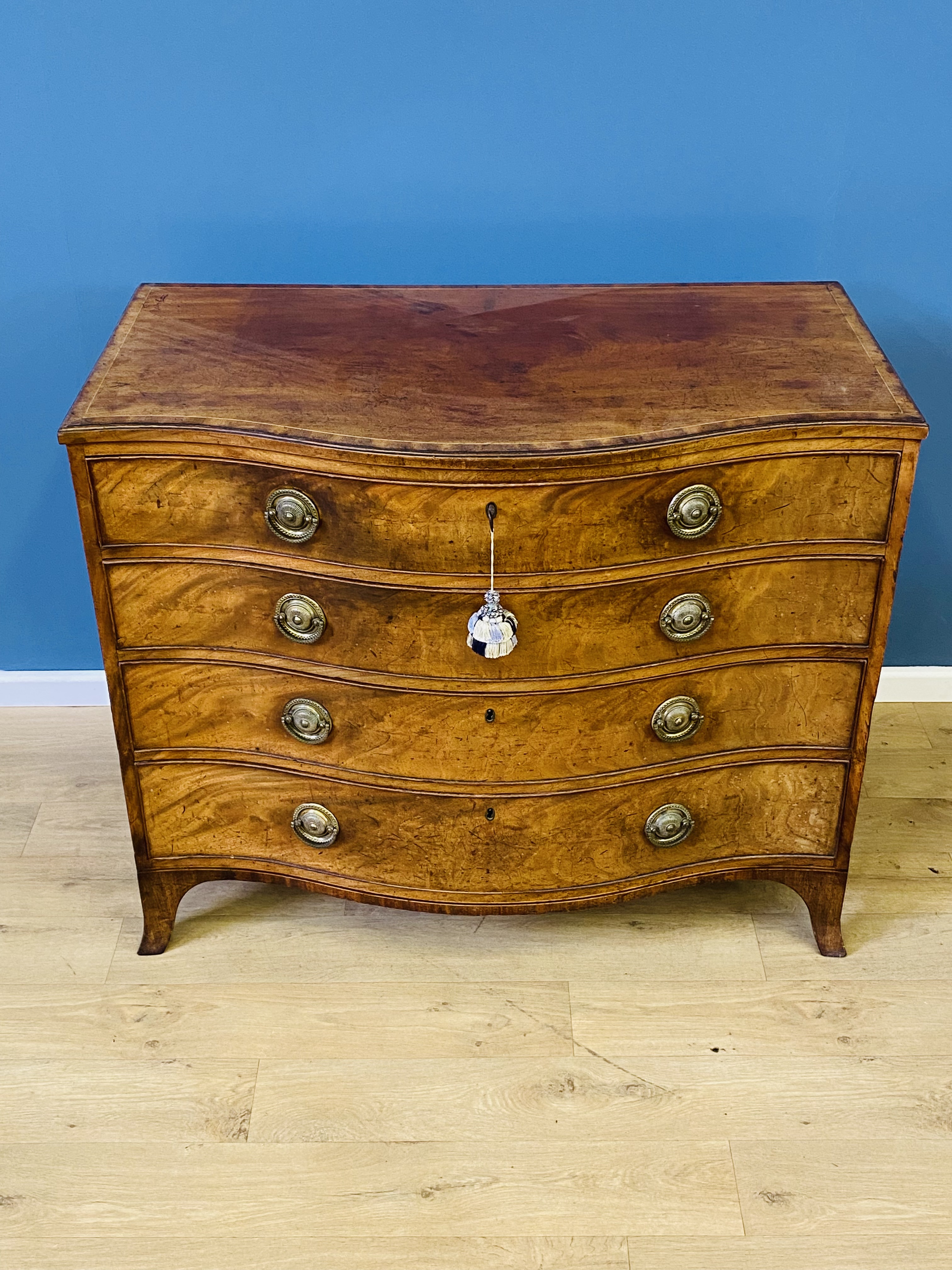 Regency mahogany chest of drawers - Image 3 of 8