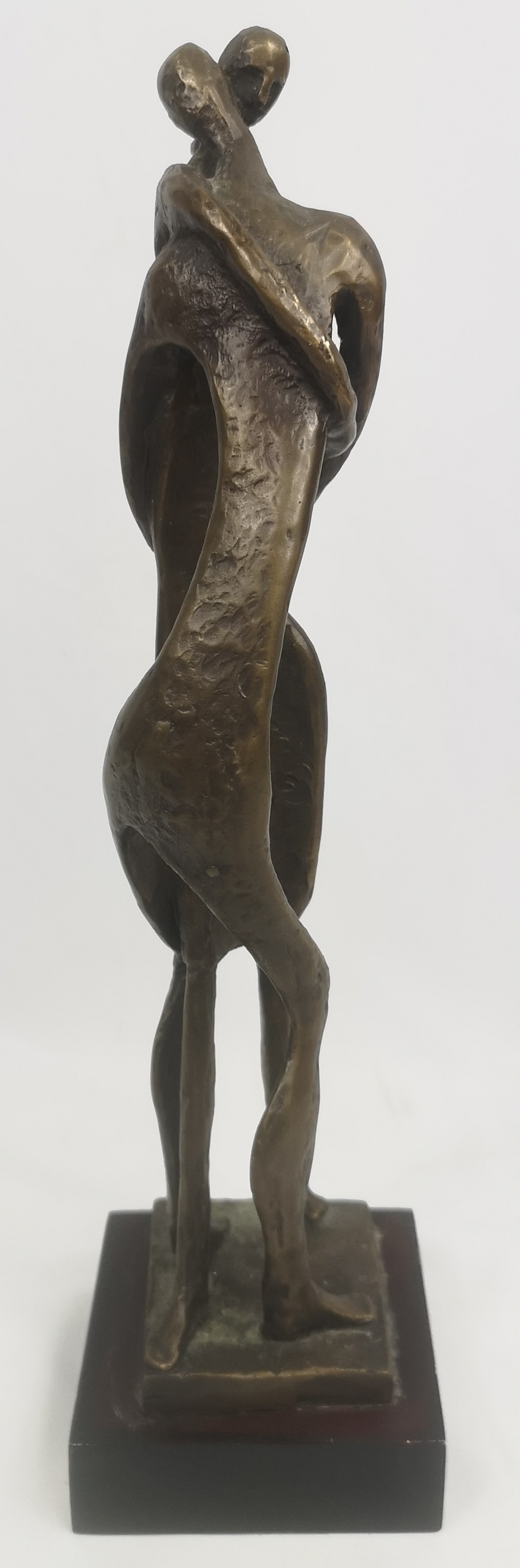 Bronze figurine of two people - Image 4 of 5