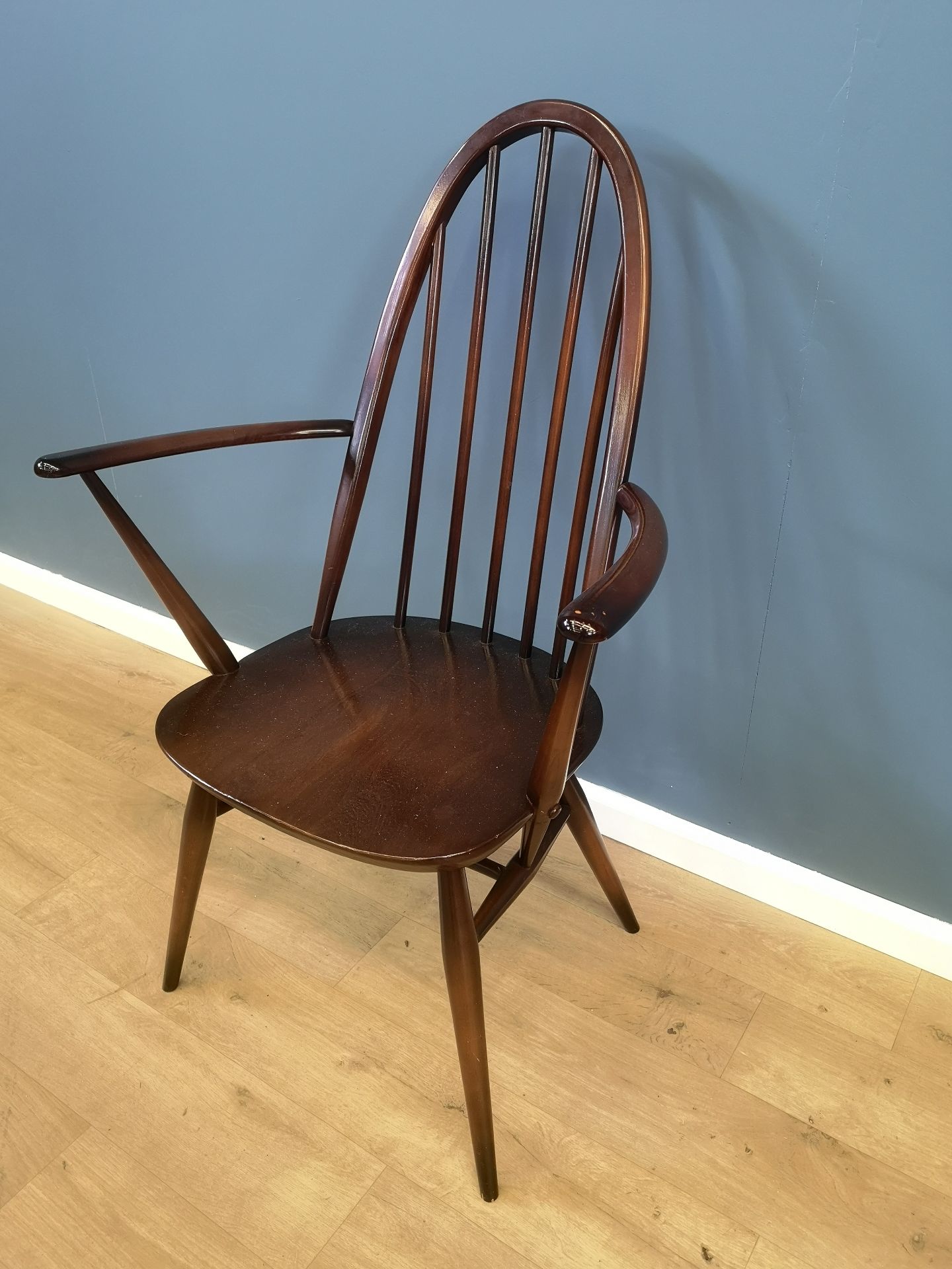 Set of four Ercol dining chairs - Image 4 of 6