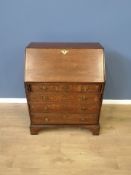 19th century mahogany bureau