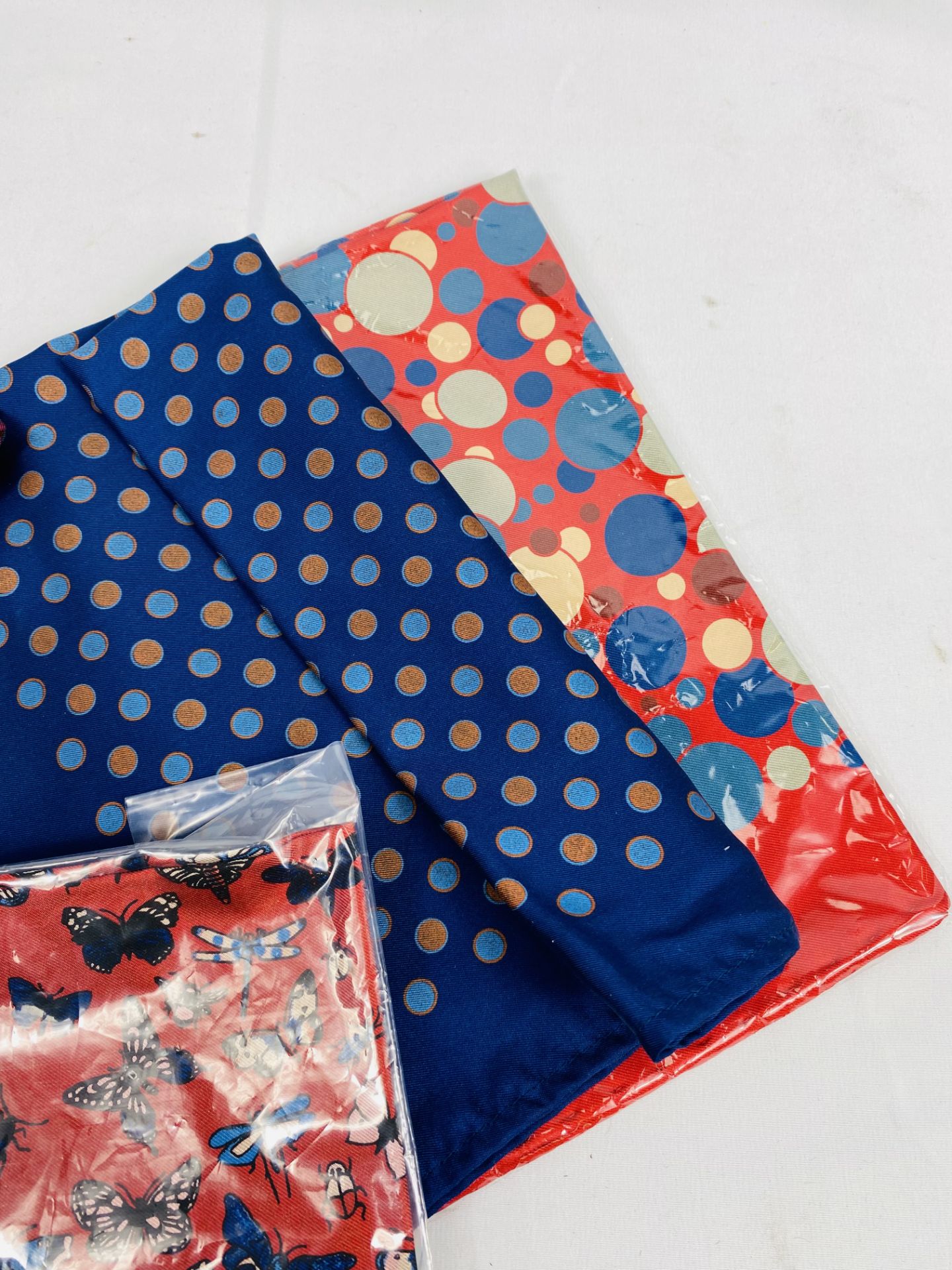 Ten Turnbull and Asser silk pocket squares. - Image 4 of 4