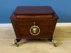 Regency mahogany cellarette