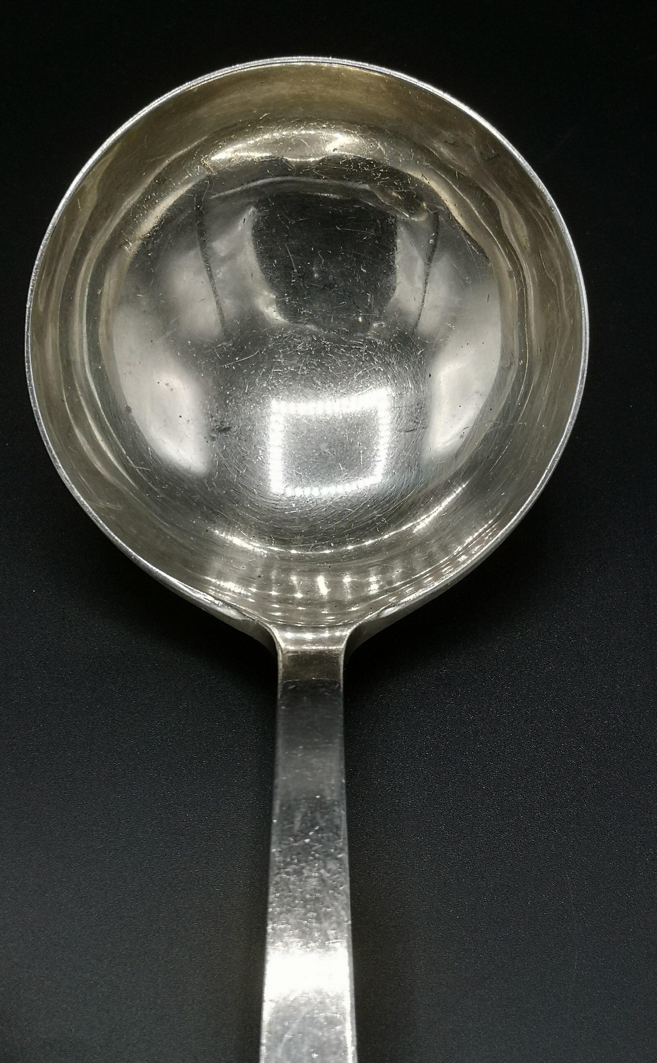 Silver ladle together with a matching pair of small ladles - Image 5 of 7