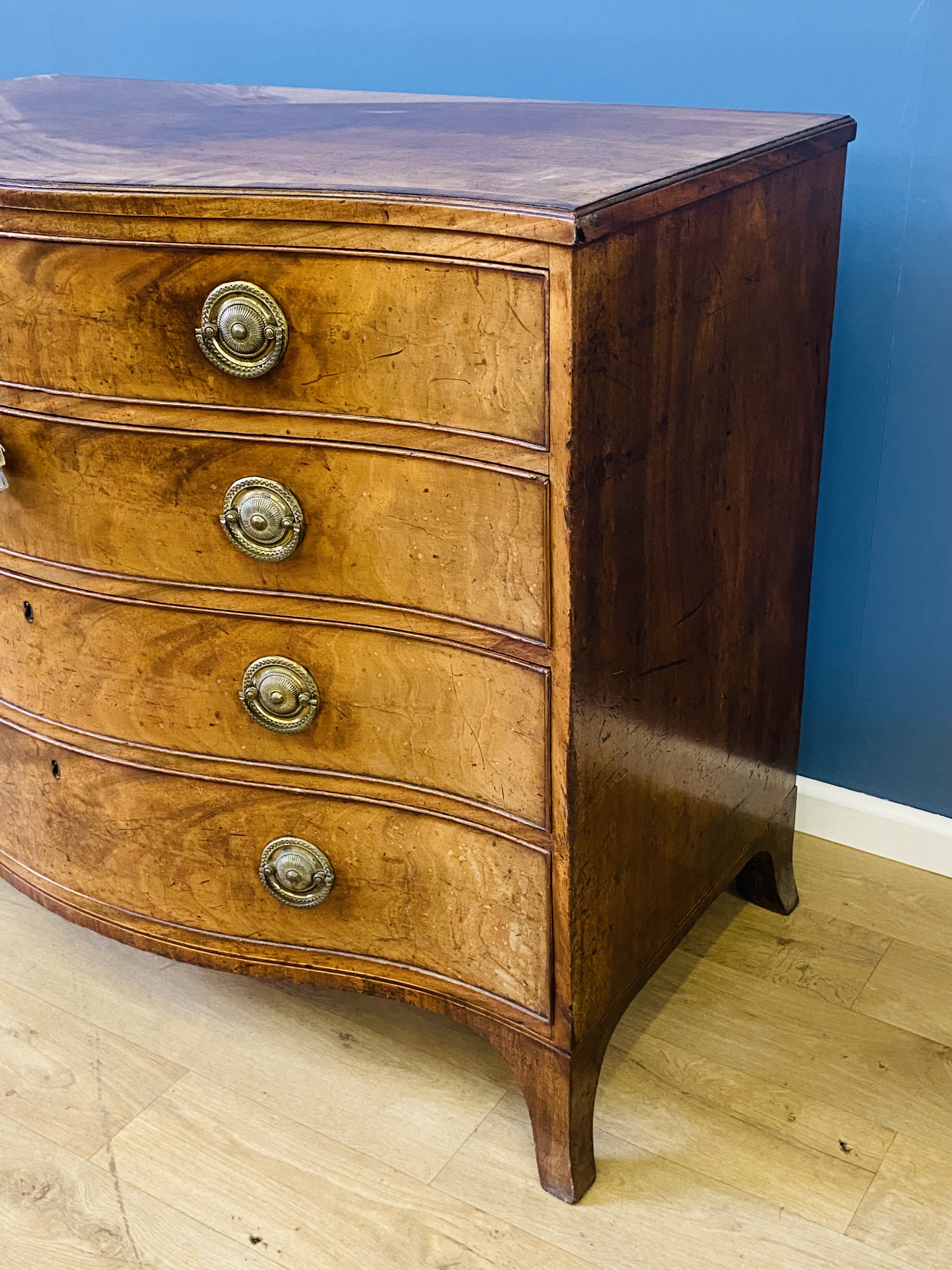 Regency mahogany chest of drawers - Image 6 of 8
