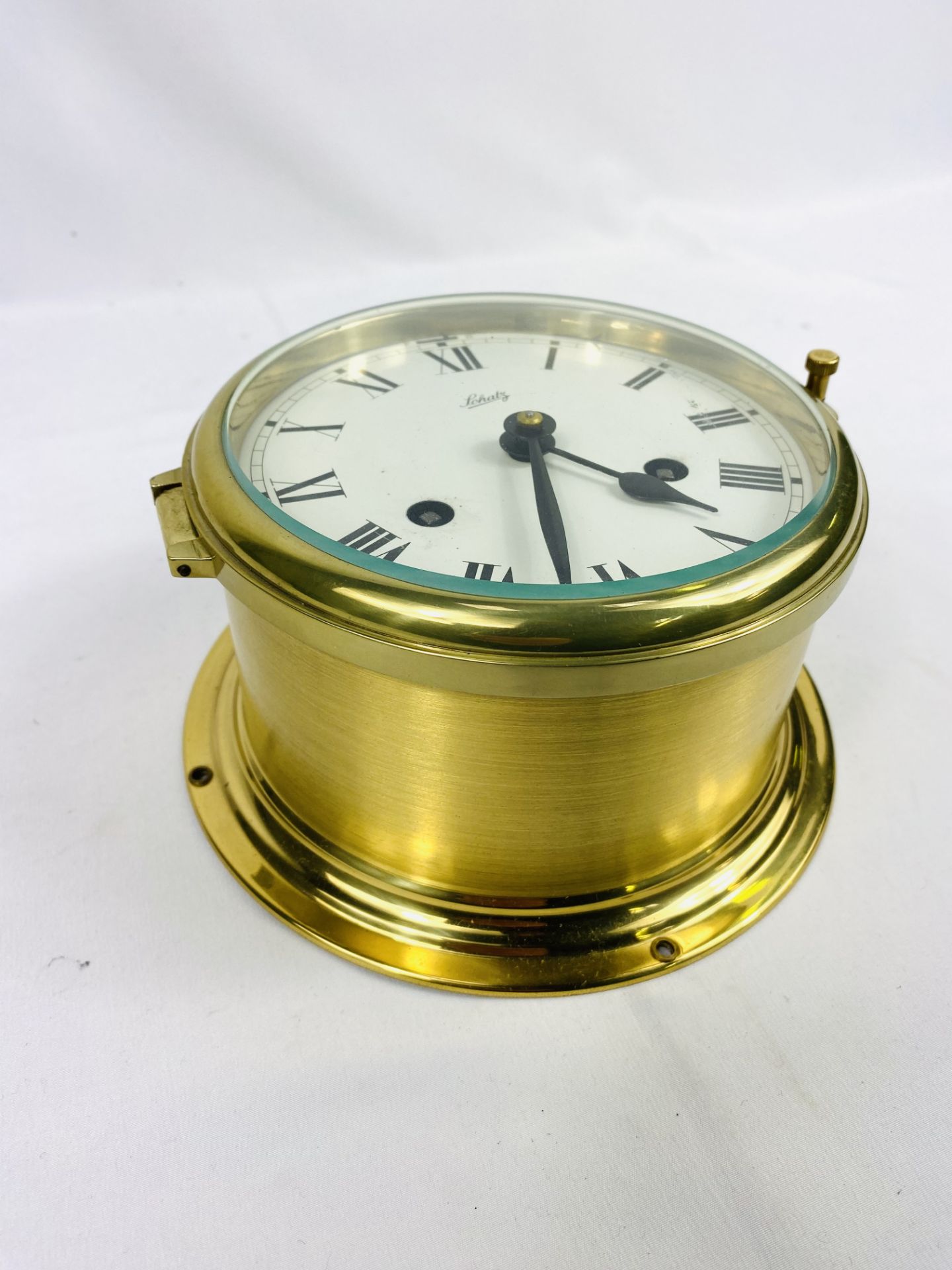 Schatz mariner brass ships clock - Image 4 of 4