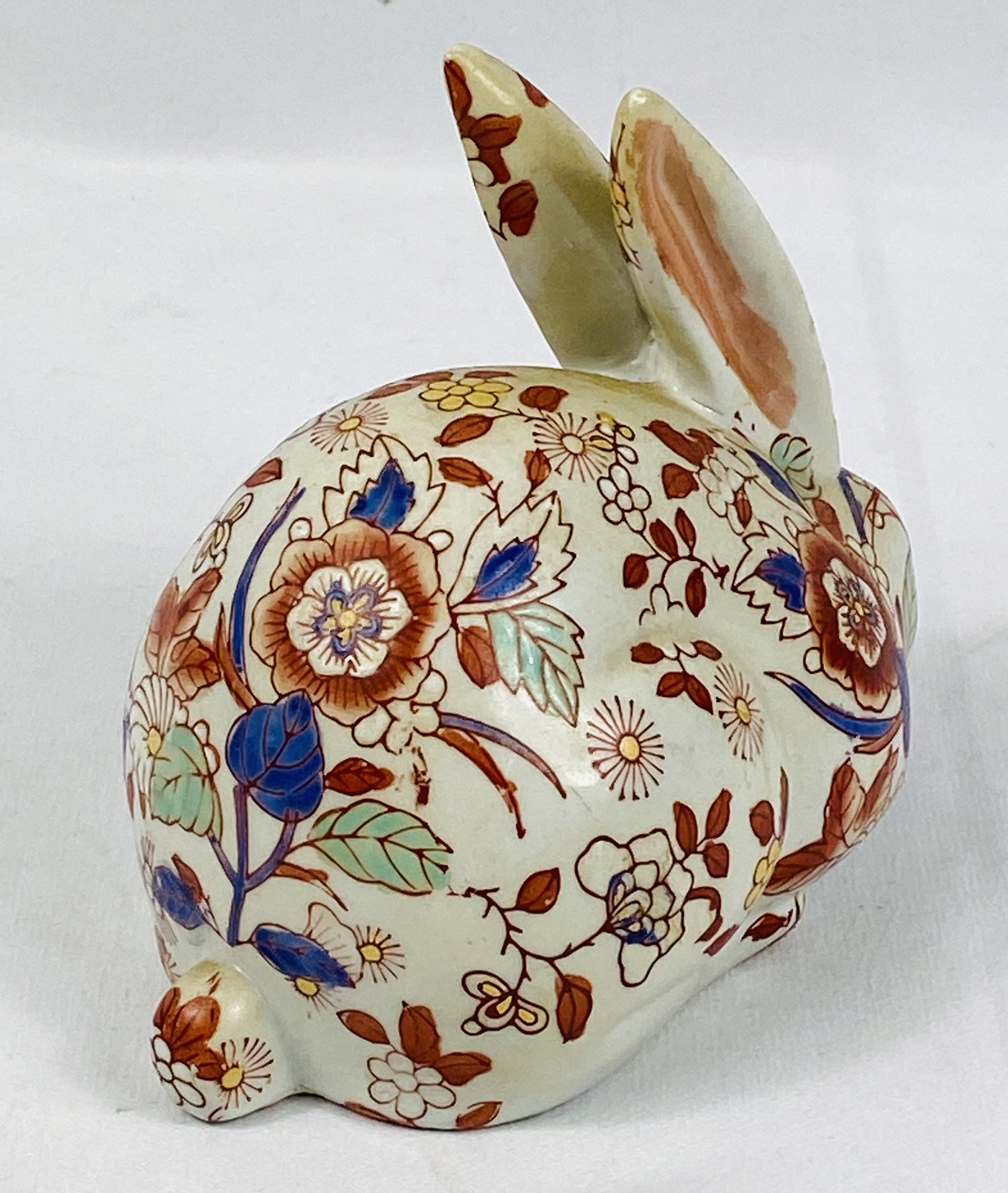 Oriental hand painted rabbit - Image 3 of 4