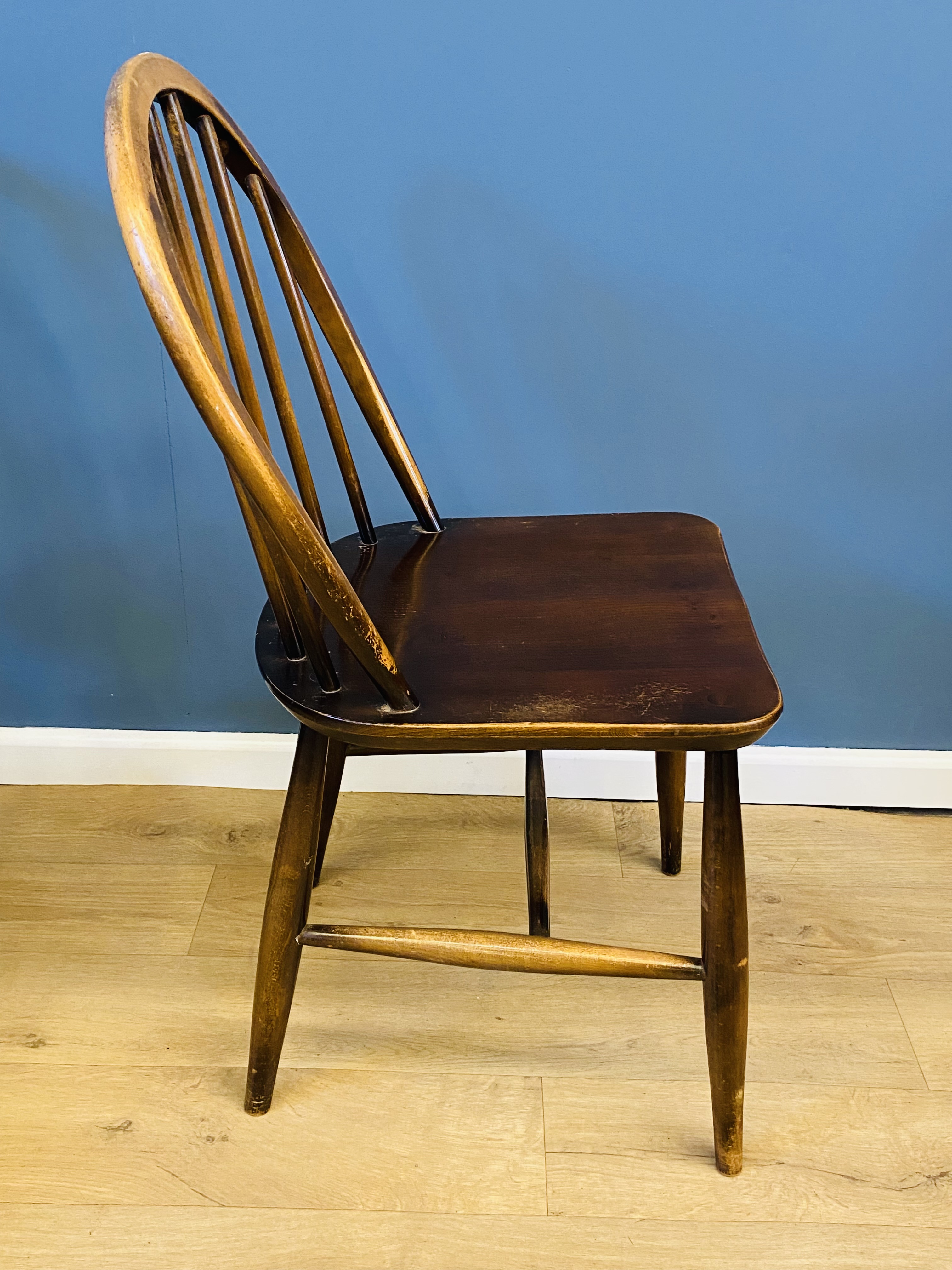 Four Ercol dining chairs - Image 4 of 5